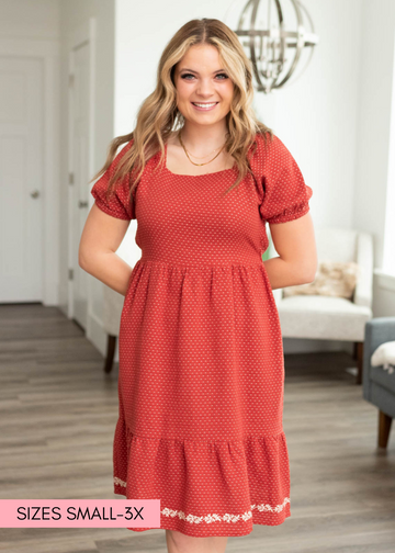 Isabella Red Dress