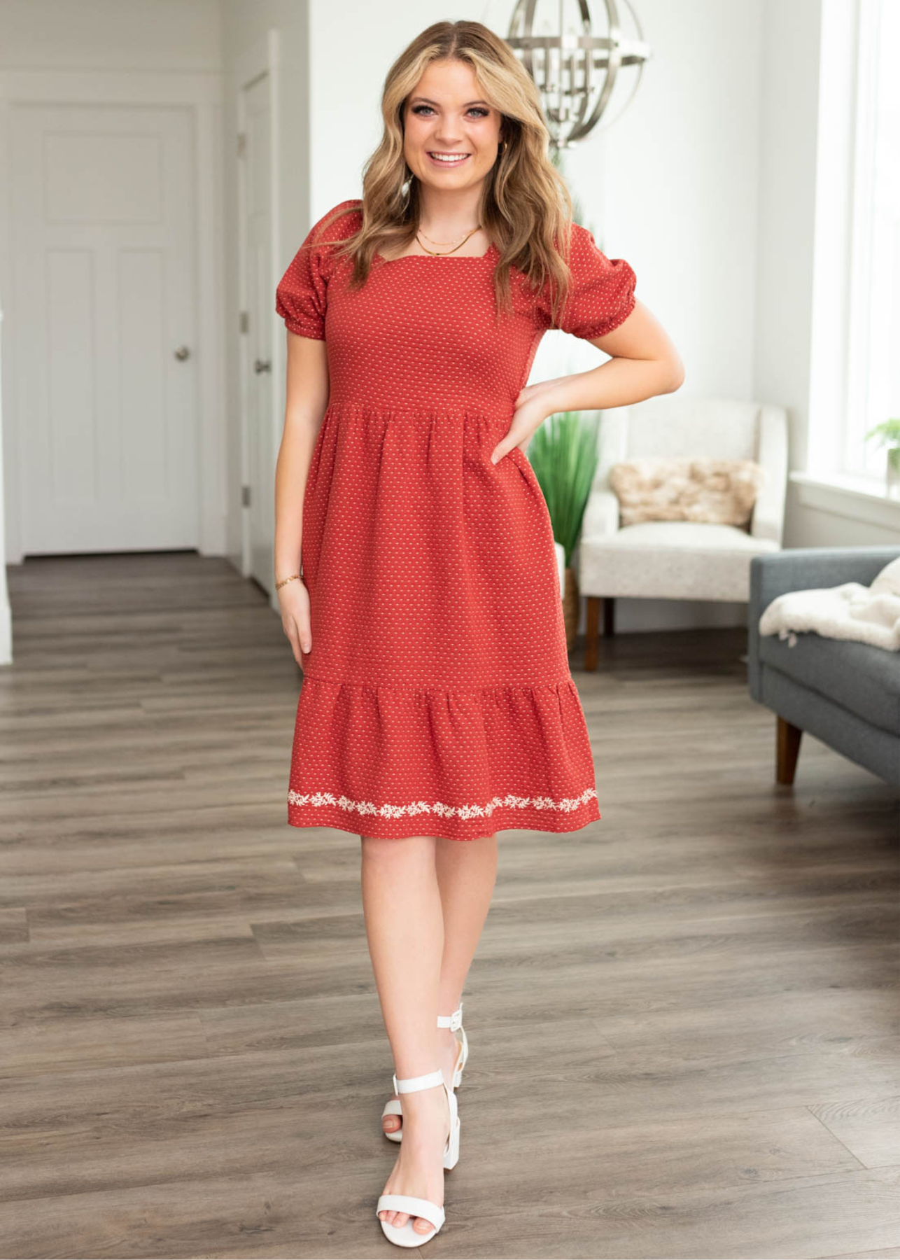 Isabella Red Dress