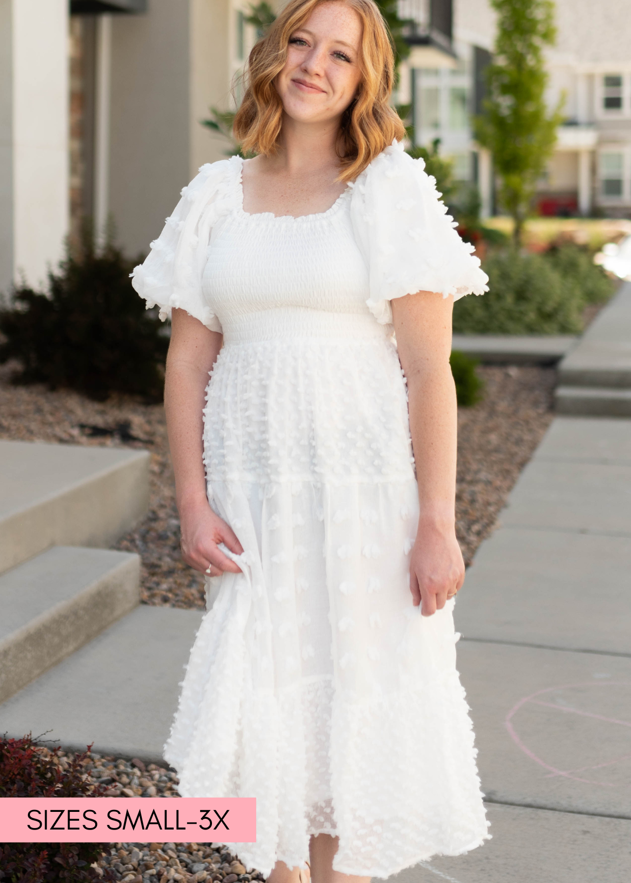 Izzy White Dress