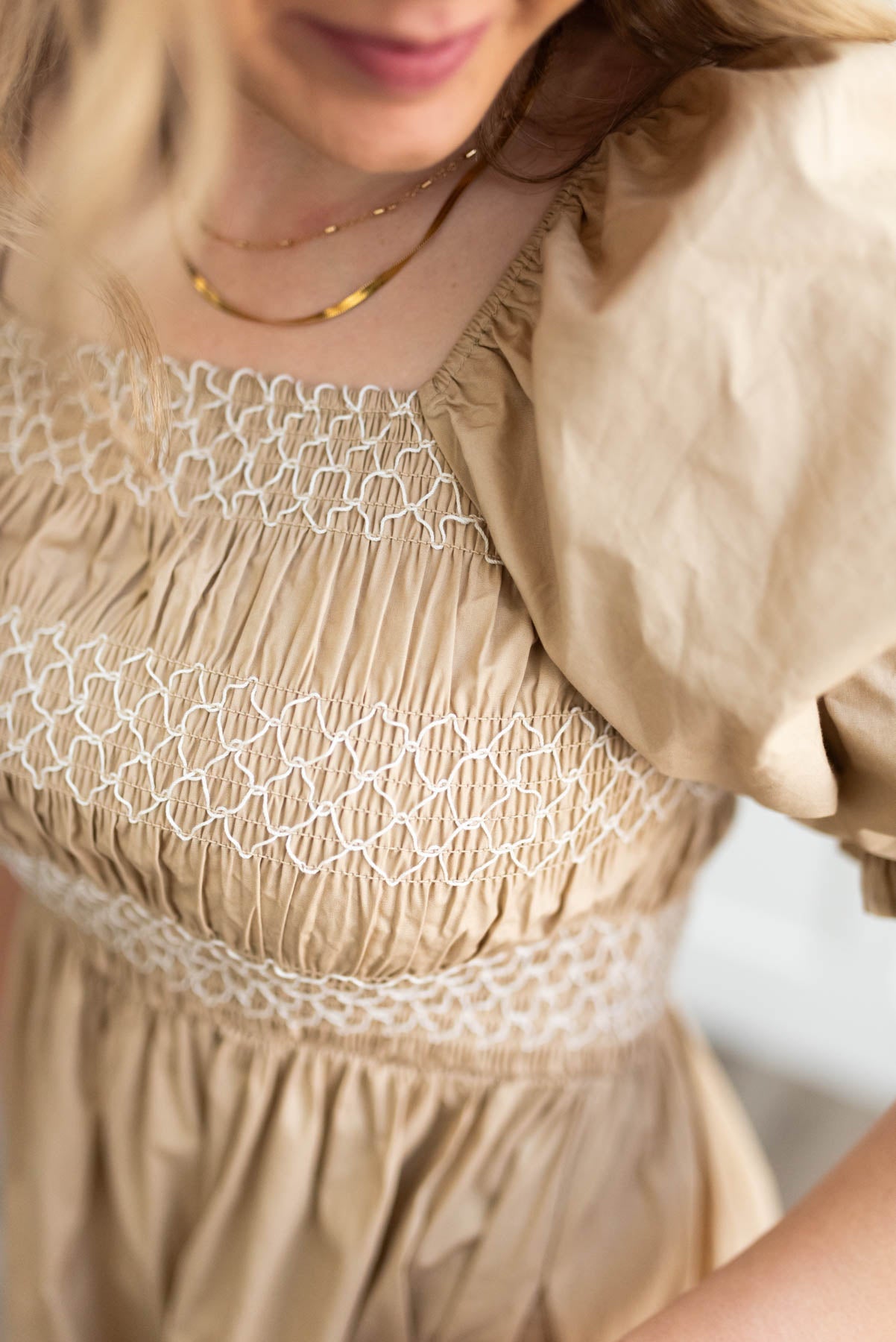 Jericka Taupe Dress
