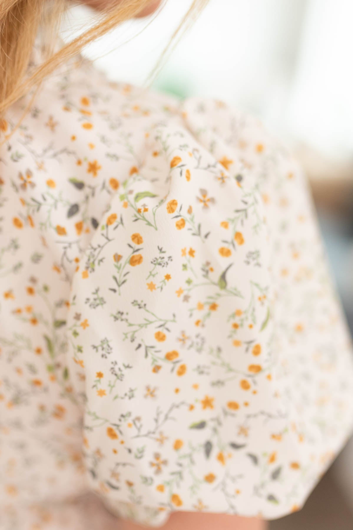 Joella Cream Floral Printed Blouse