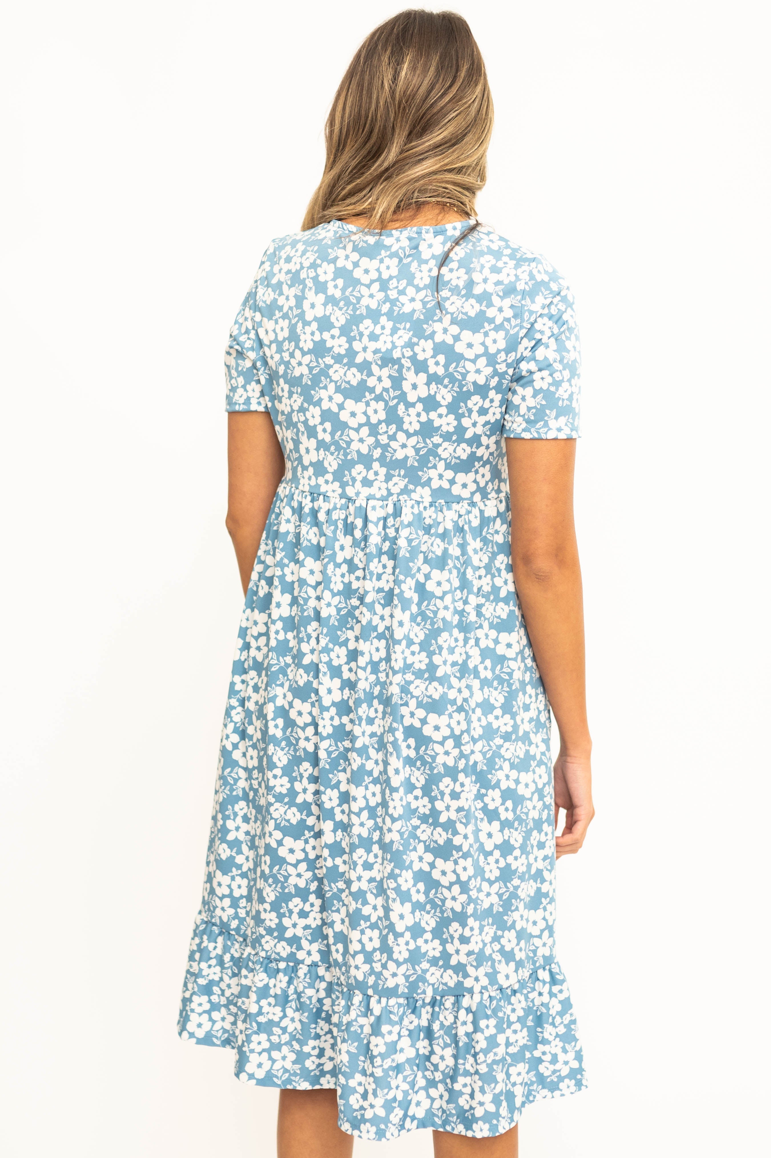 Jules Blue Floral Dress