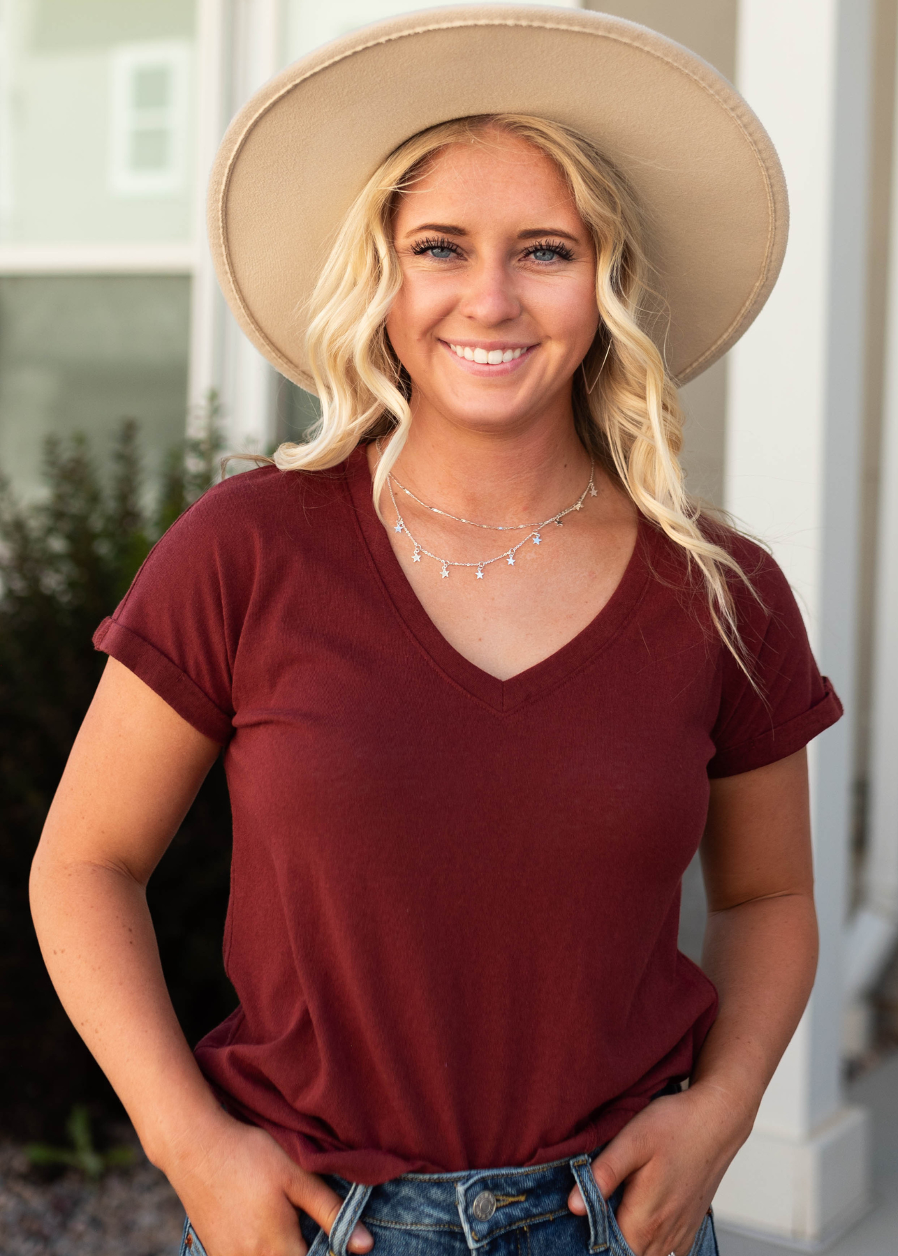 Julie Wine Top