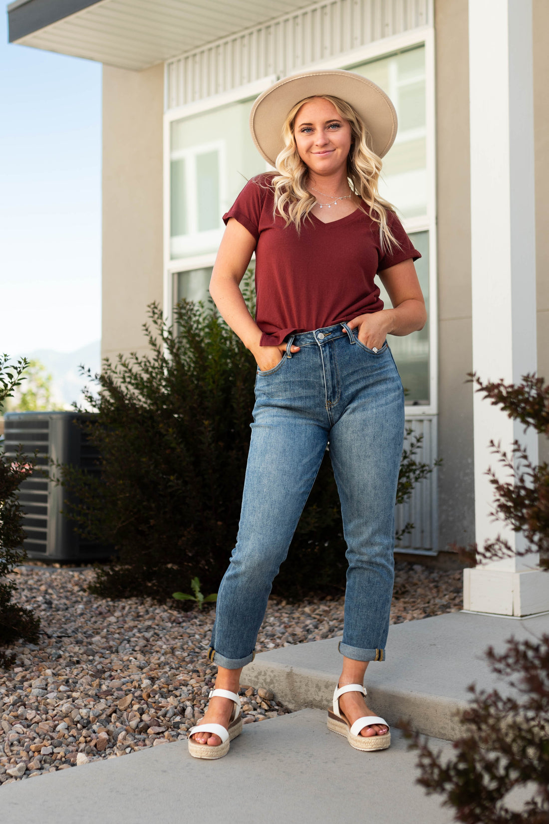 Julie Wine Top