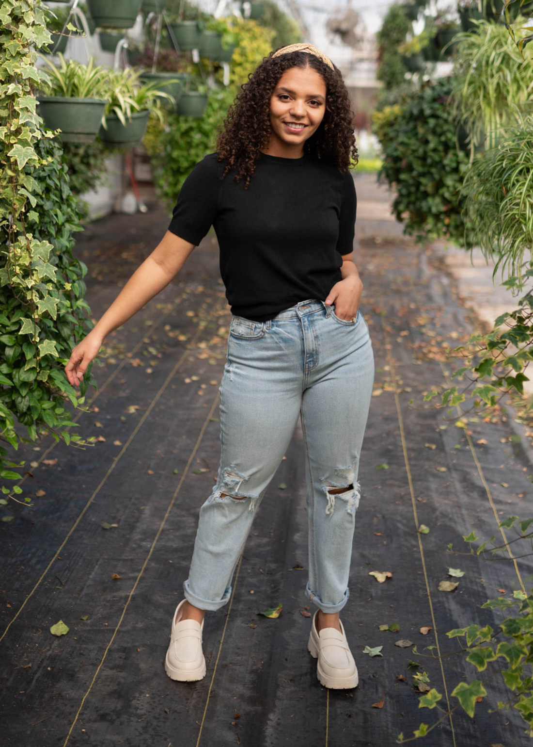 Kally Black Top