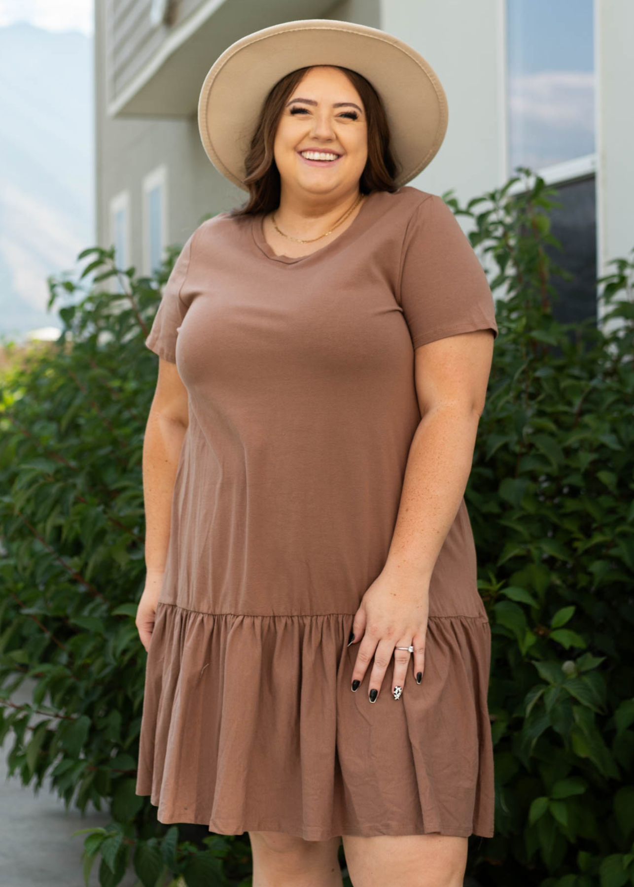 Kandi Mocha Dress