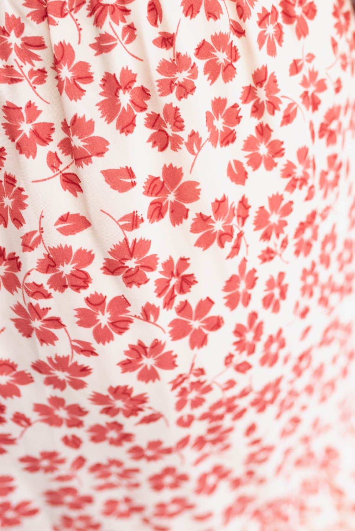 Karin Maroon Floral Skirt