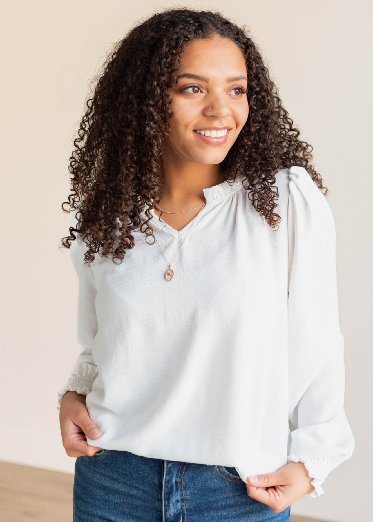Katarina White Top