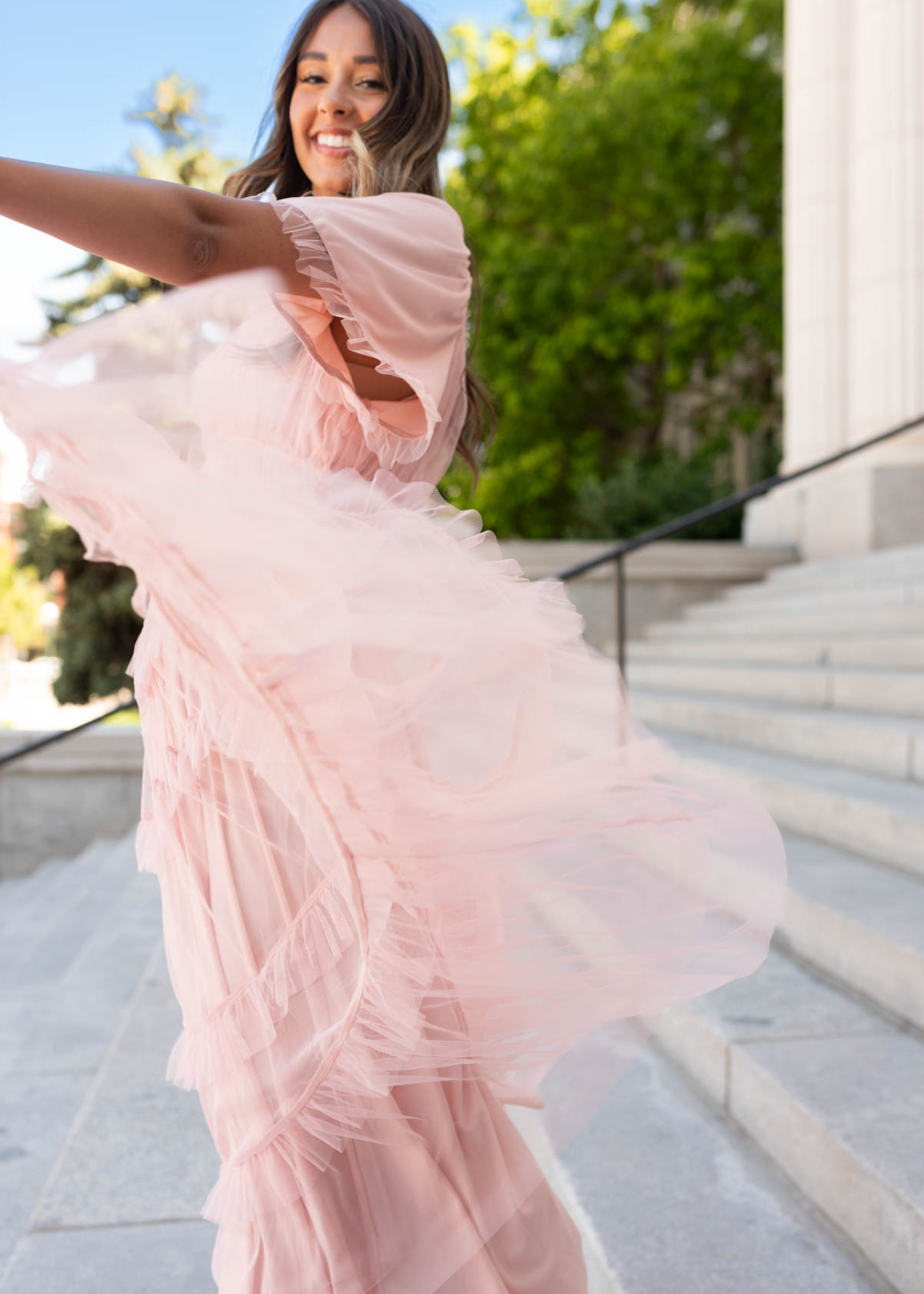 Kathryn Blush Maxi Dress