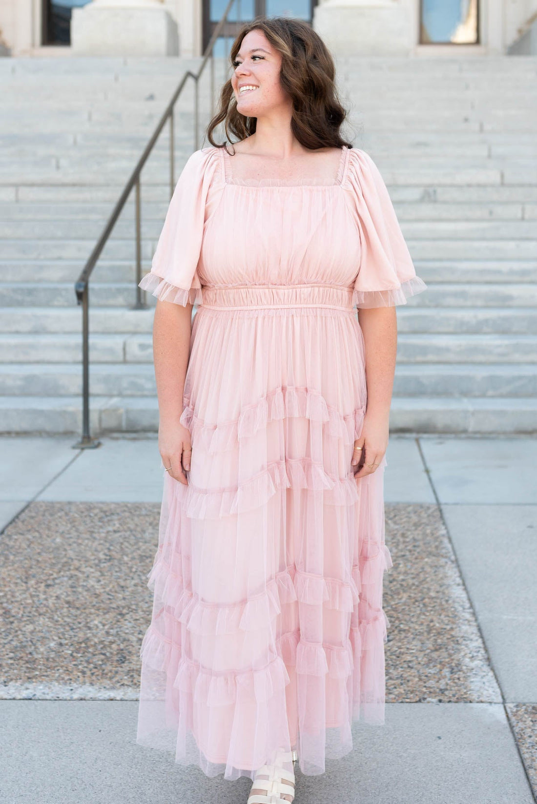 Kathryn Blush Maxi Dress