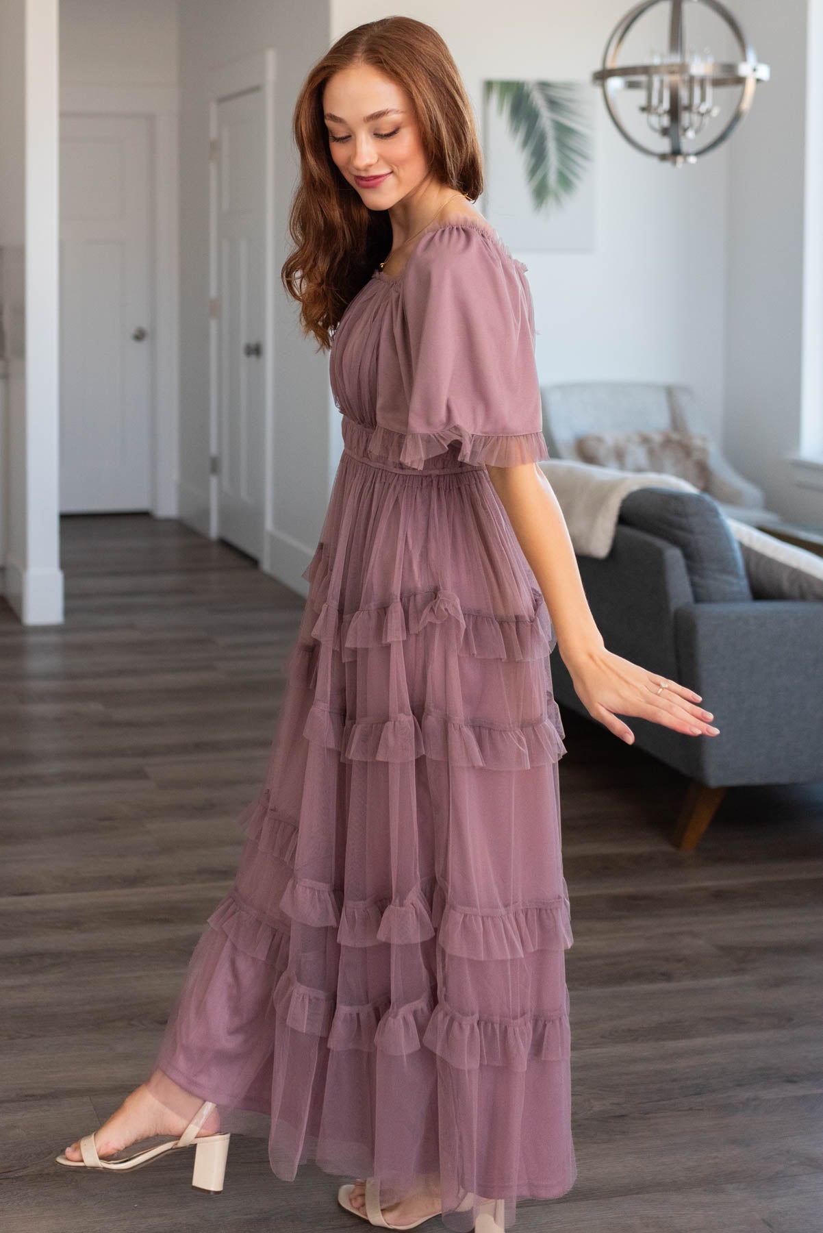 Kathryn Dusty Lavender Maxi Dress