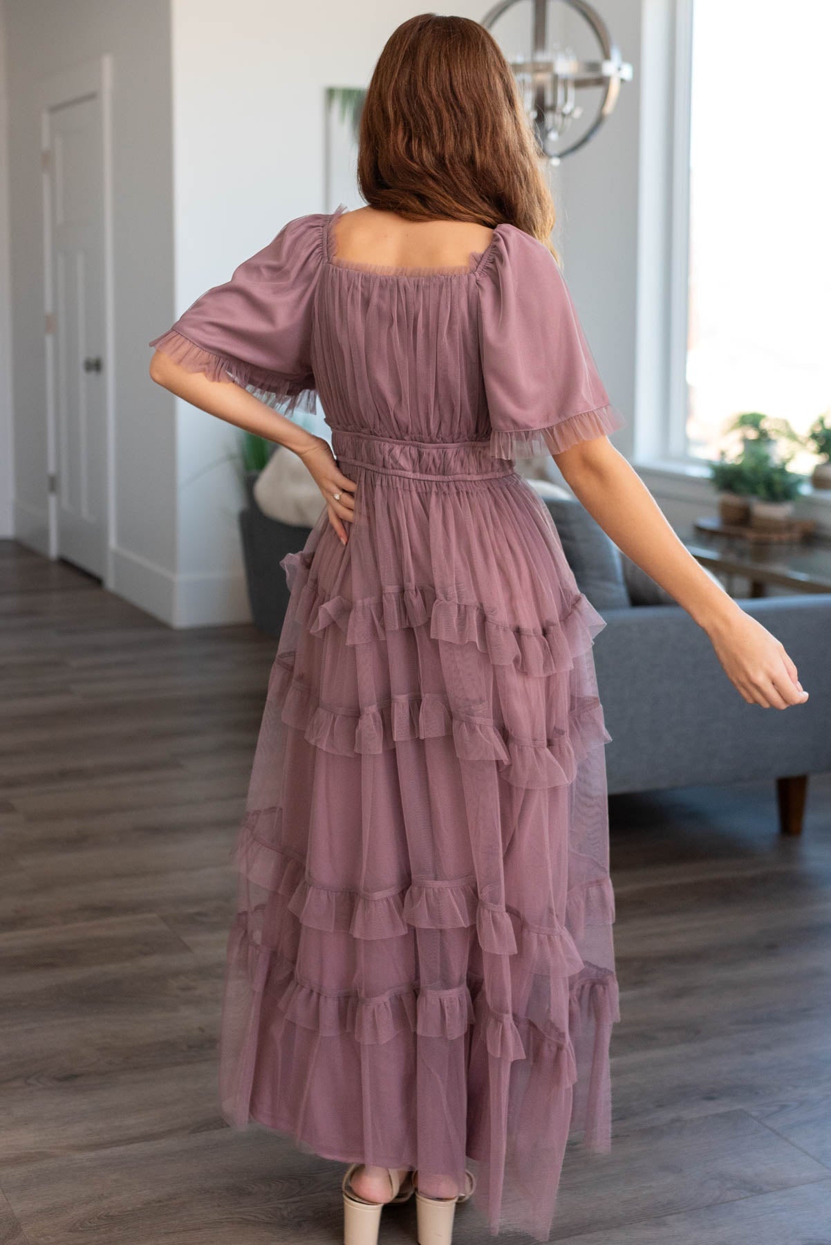 Kathryn Dusty Lavender Maxi Dress