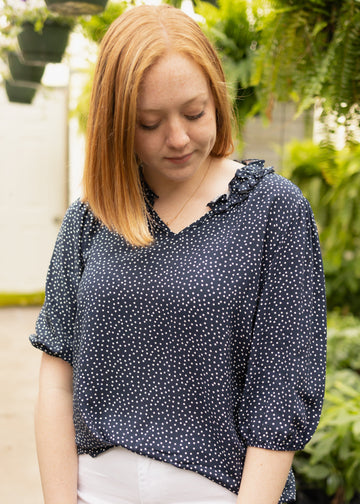 Kaylee Navy Top