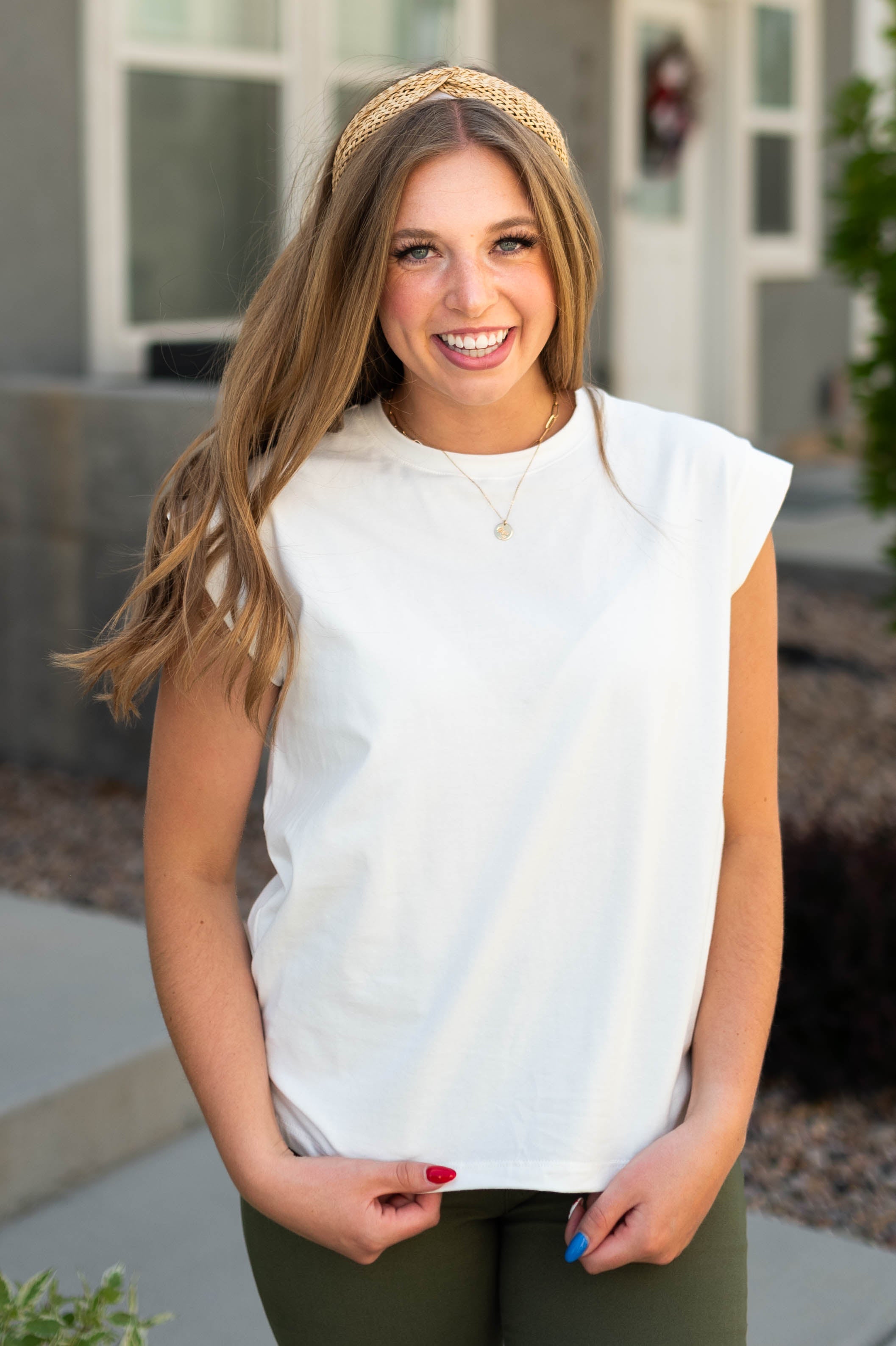 Kelsie White Top
