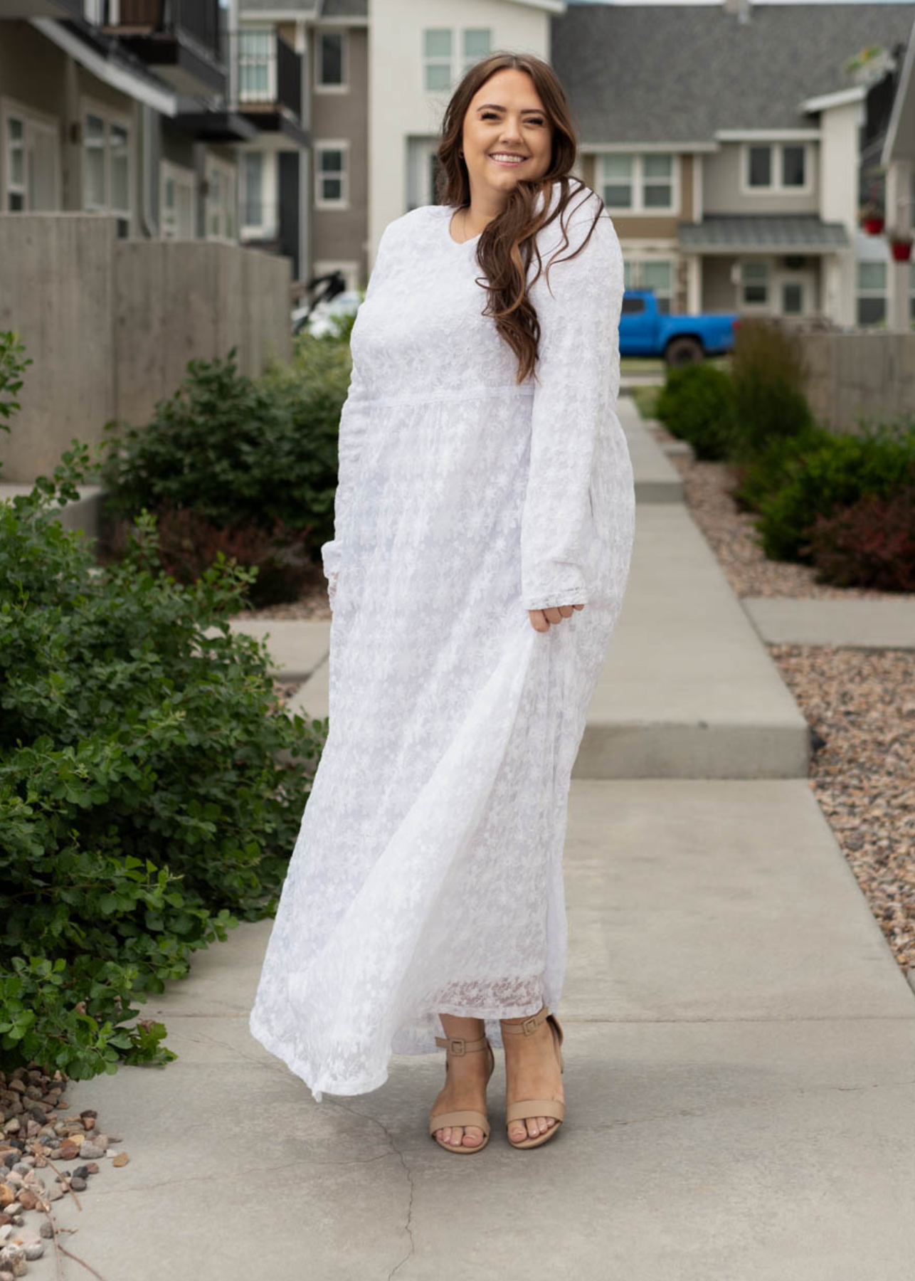 Kenna White Floral Dress