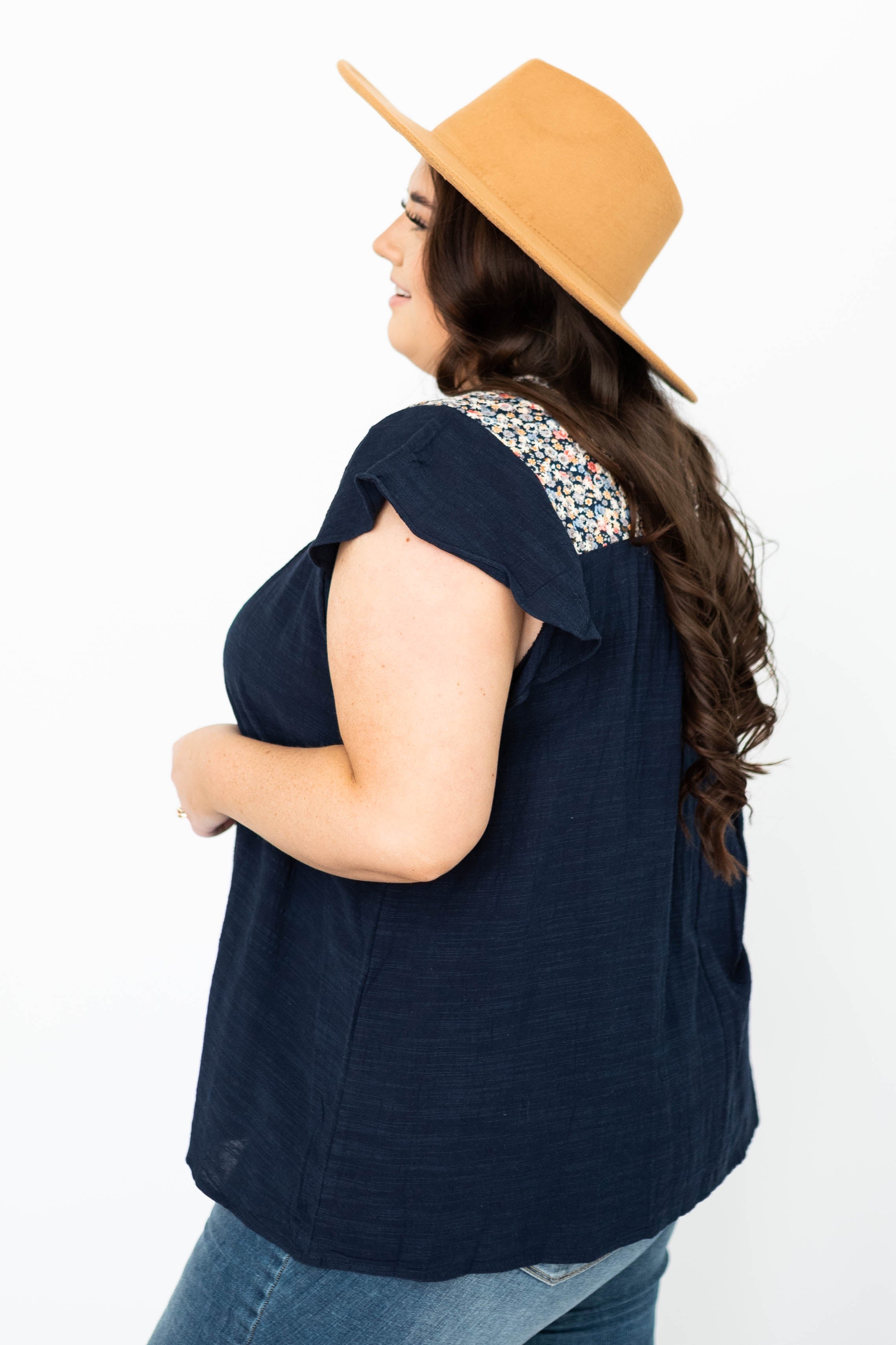 Kenzley Navy Top