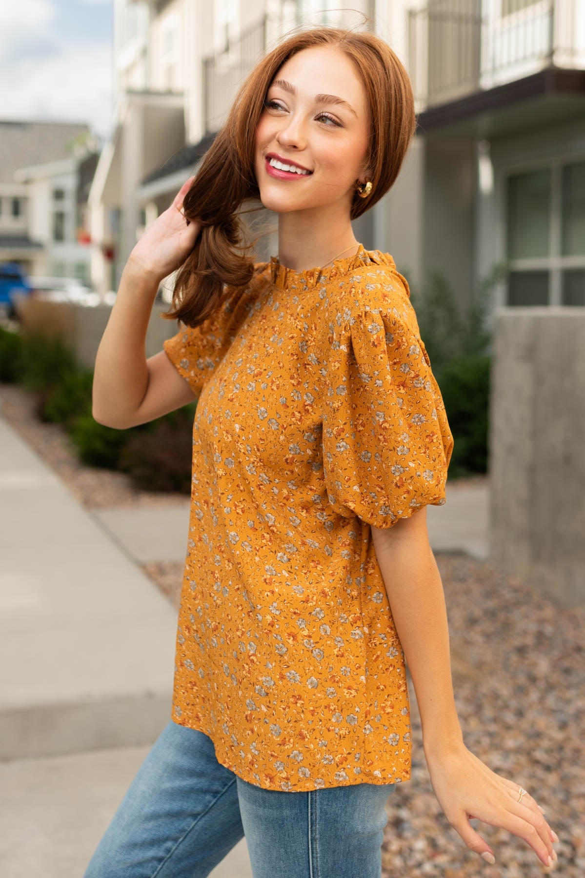 Khari Mustard Top