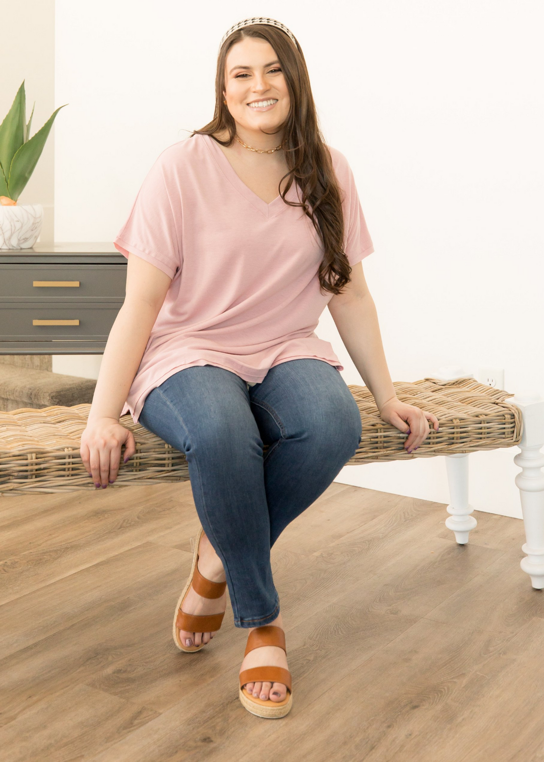 Kiana Dark Denim Drawstring Pants