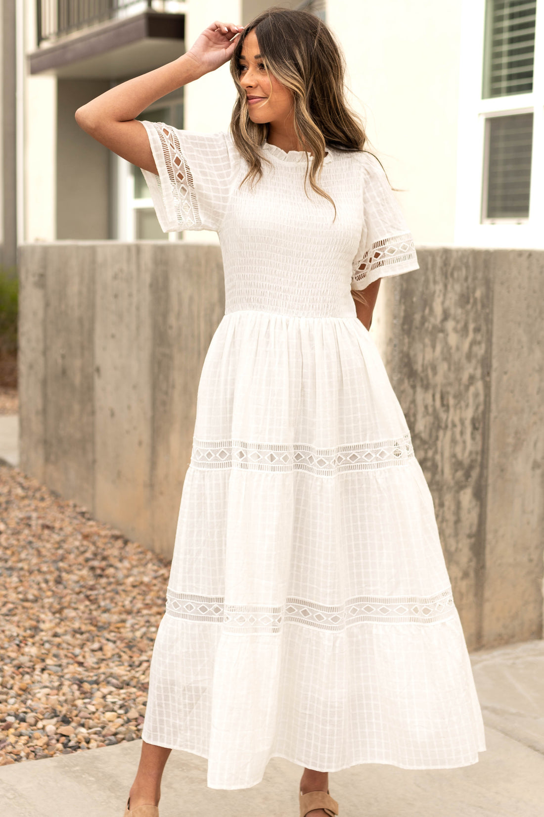 Kiara White Dress