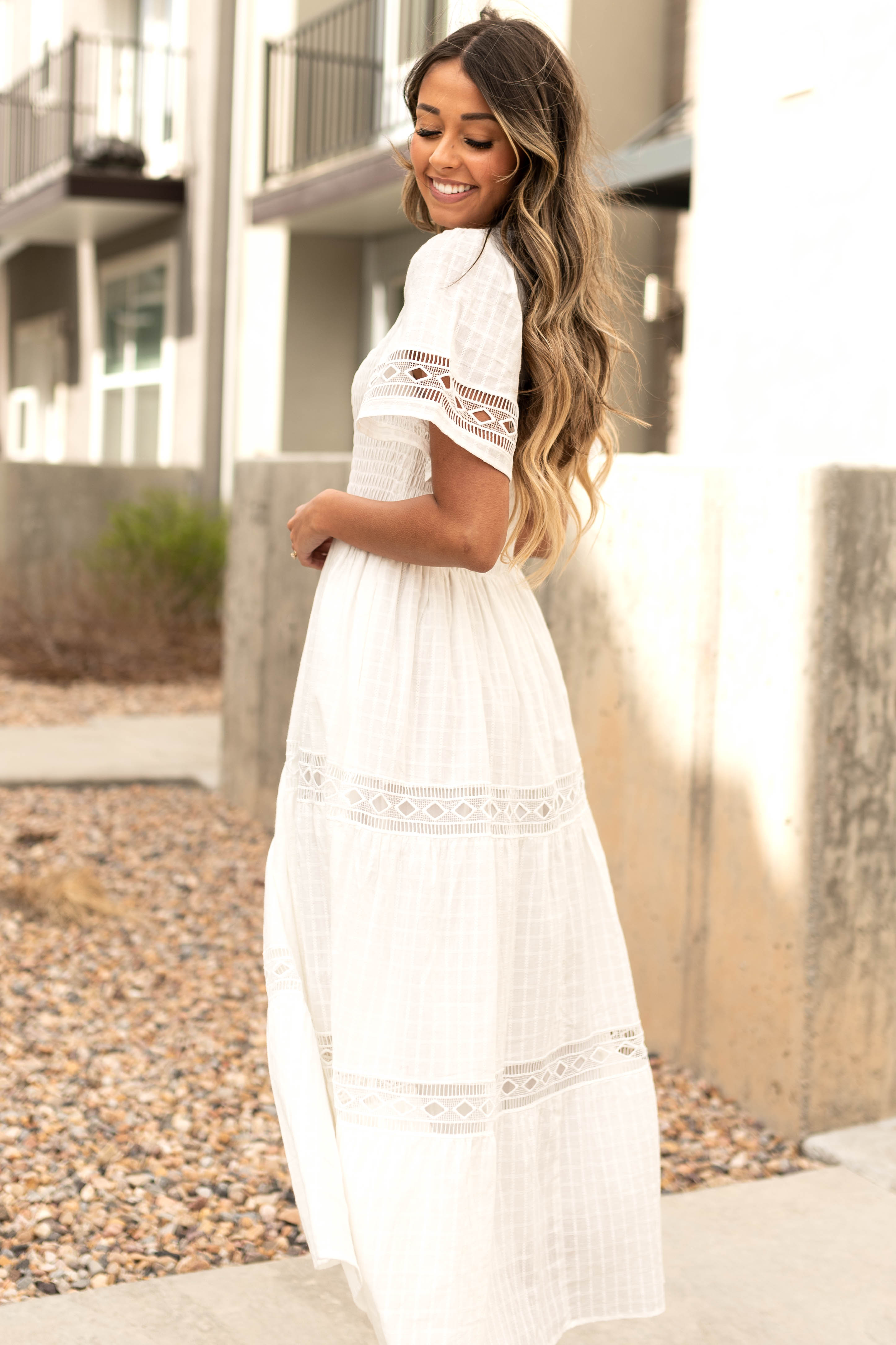 Kiara White Dress
