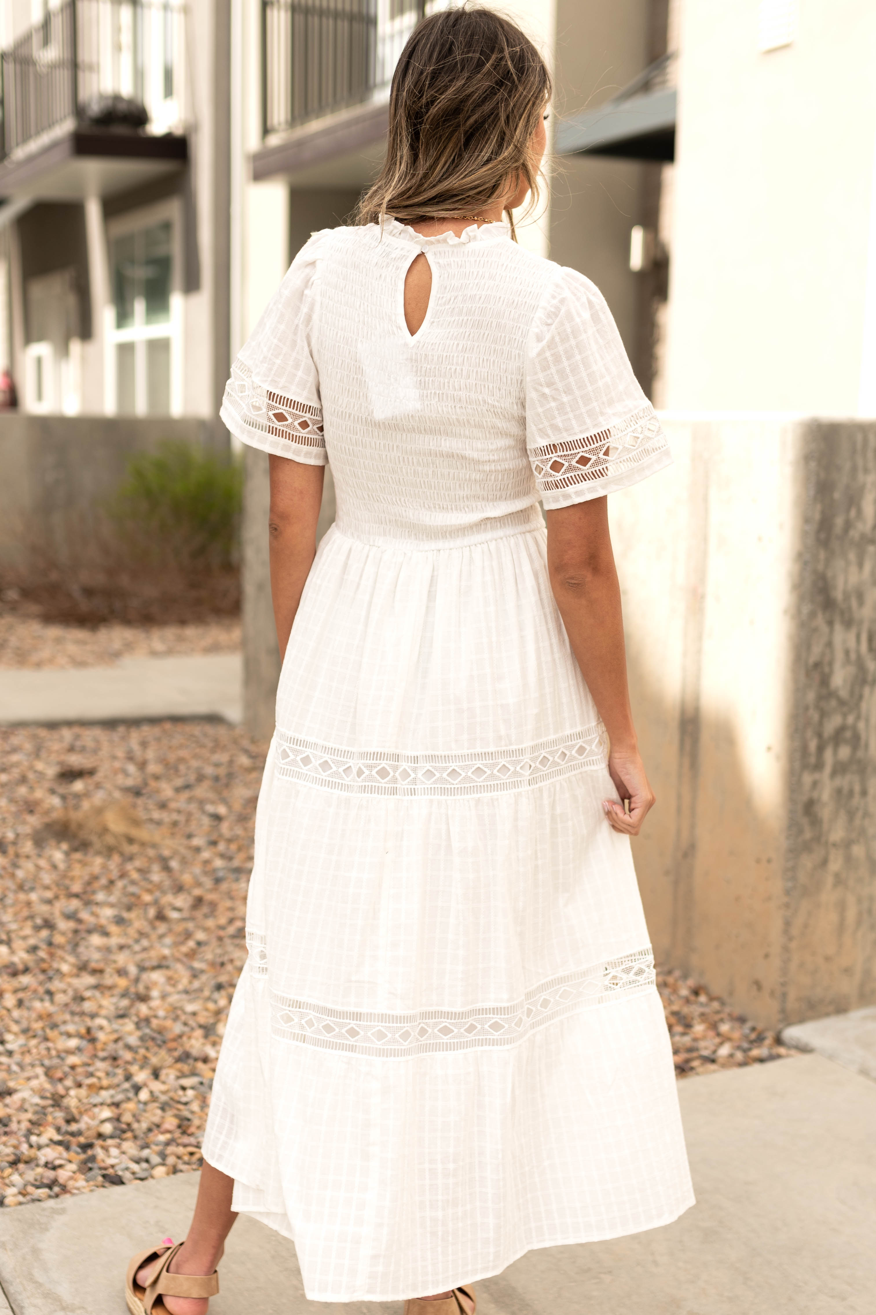 Kiara White Dress