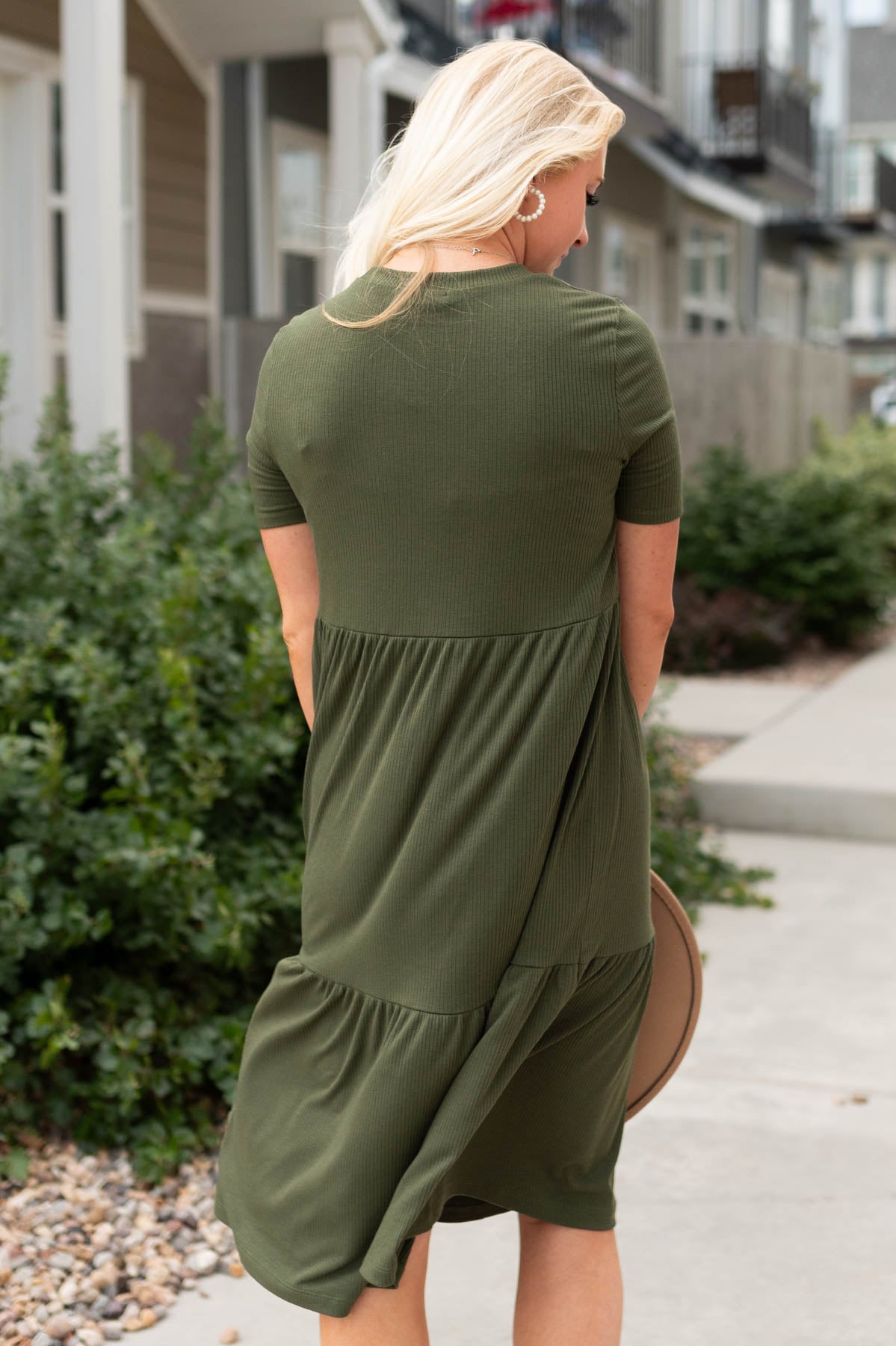 Kim Olive Dress