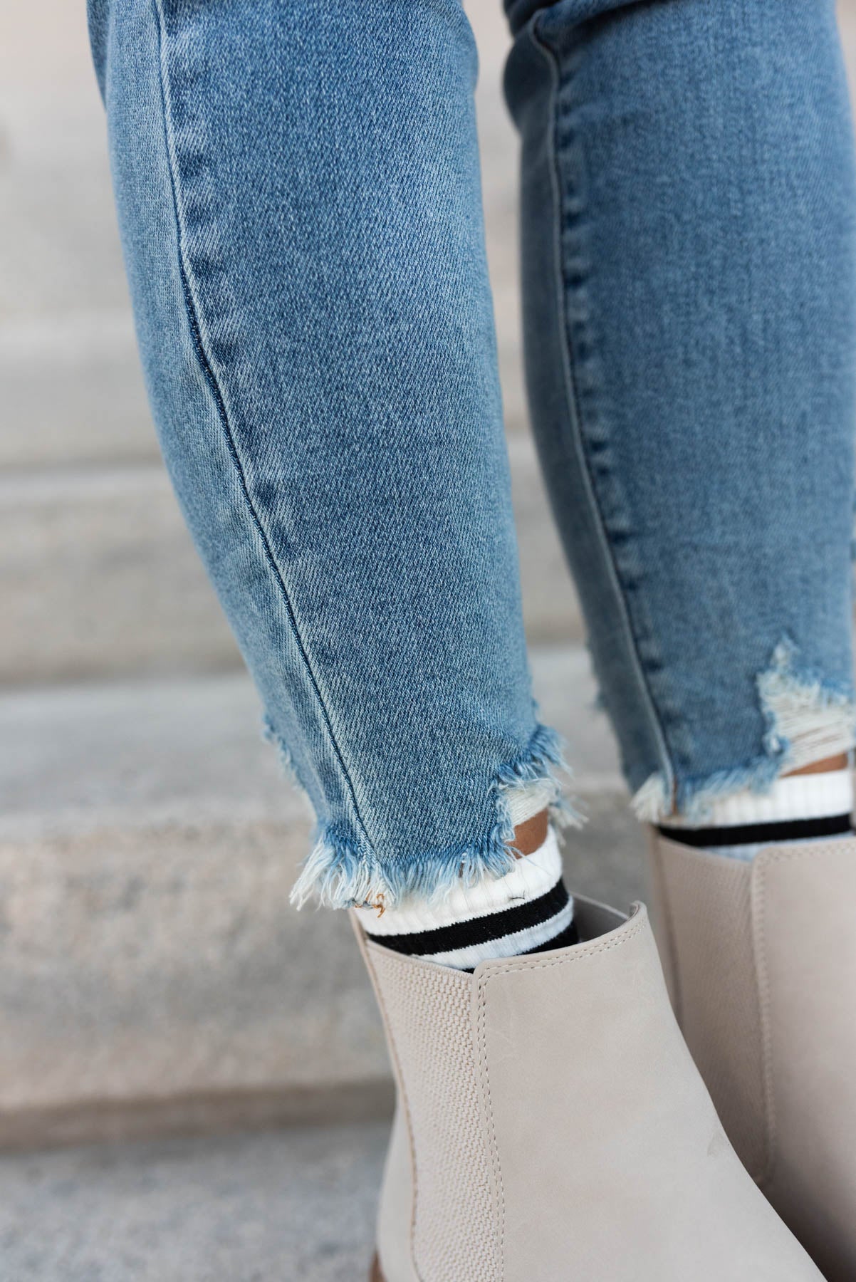 Kisha Medium Wash Skinny Jeans