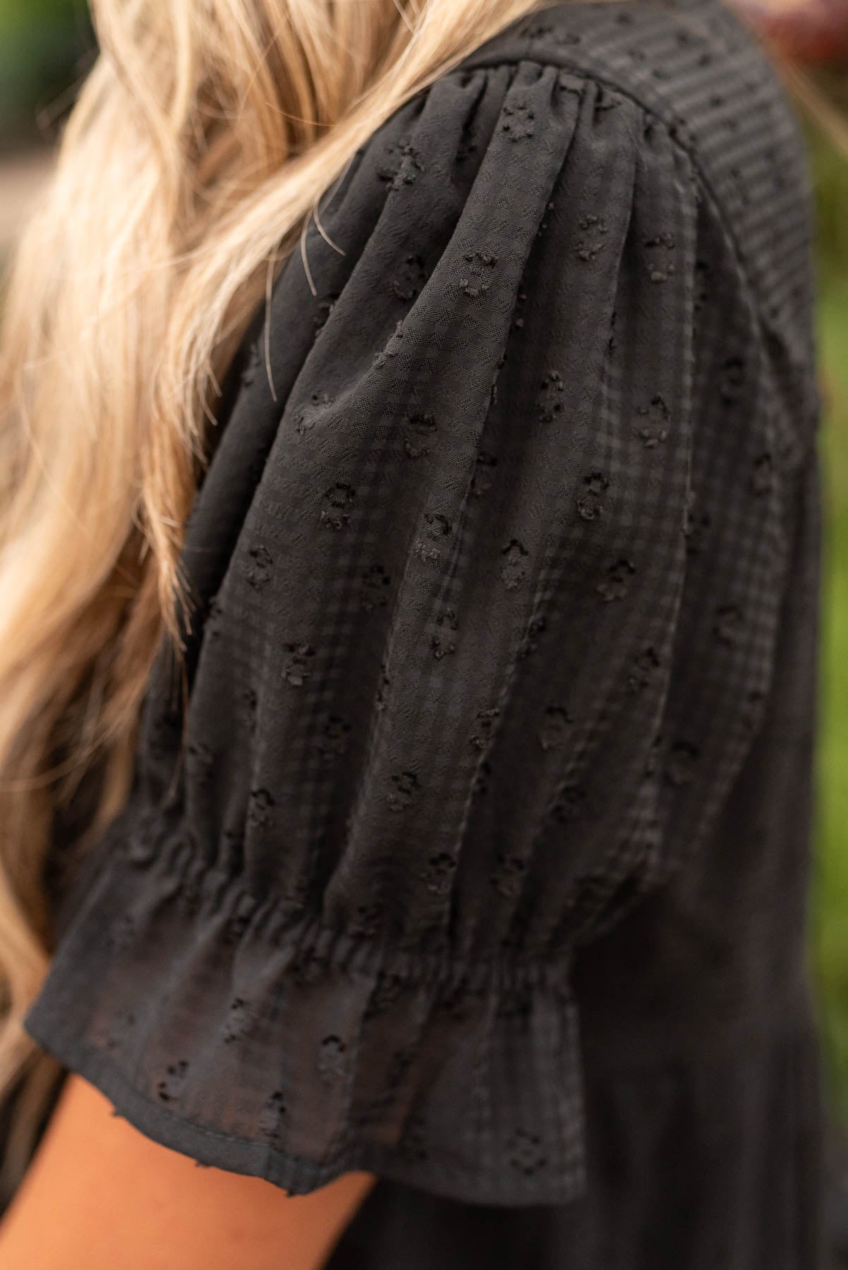 Kiyah Black Dot Midi Dress