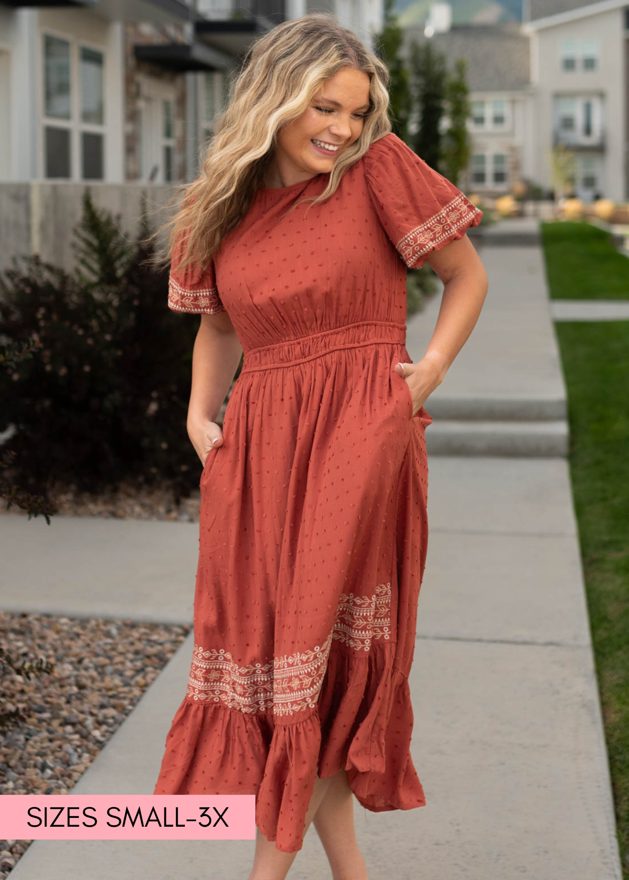 Korina Rust Dress