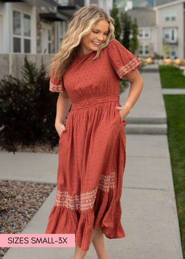 Korina Rust Dress