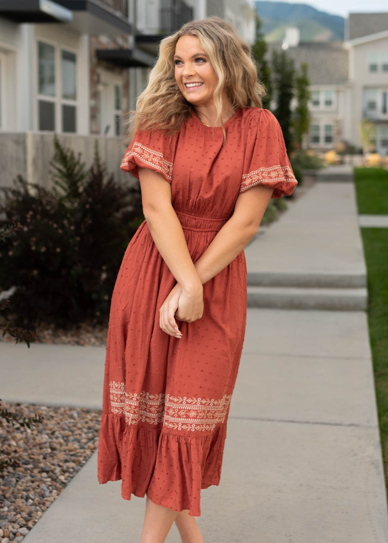 Korina Rust Dress