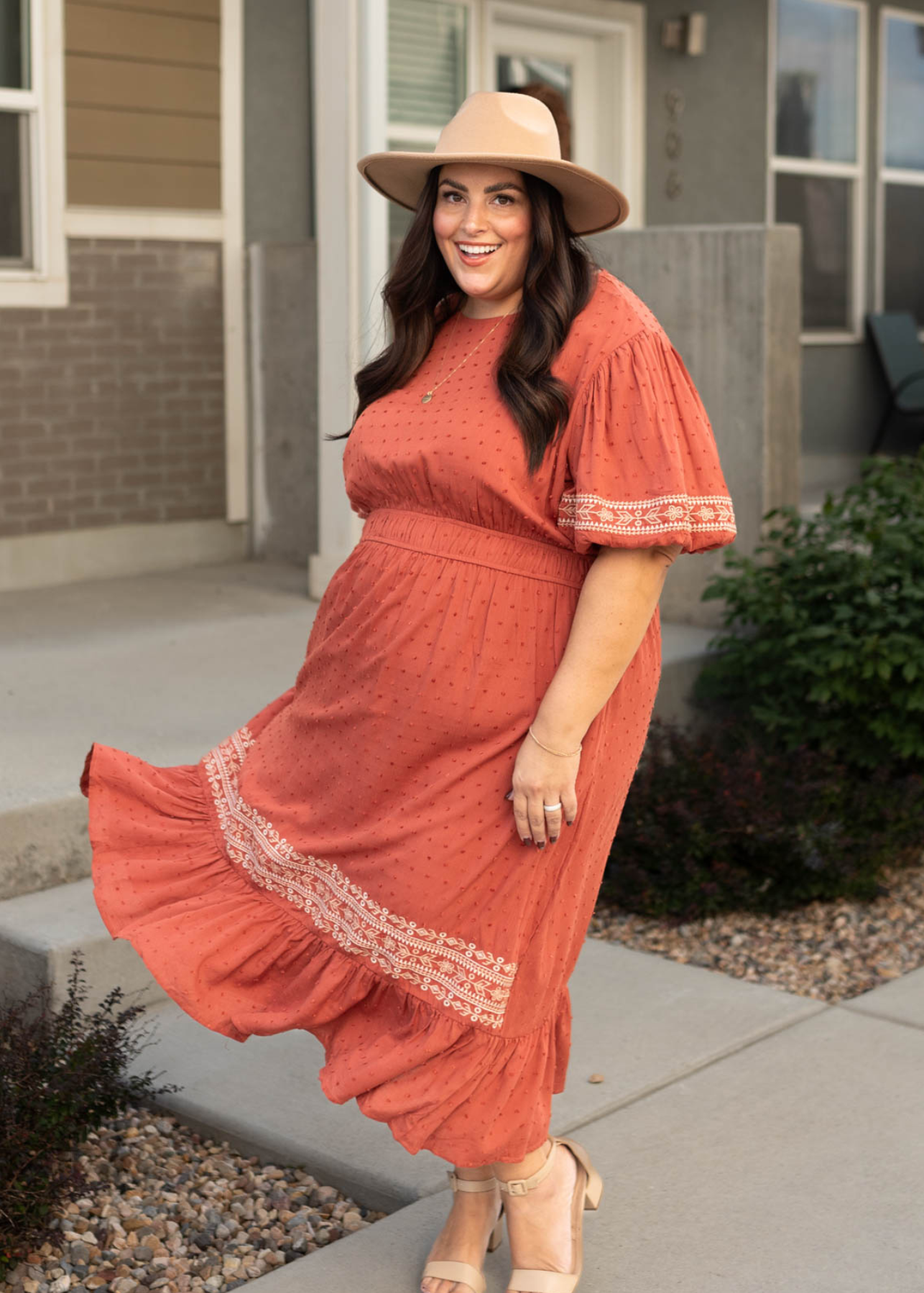 Korina Rust Dress