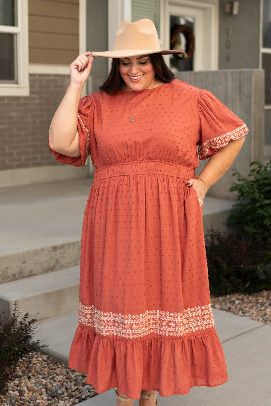 Korina Rust Dress