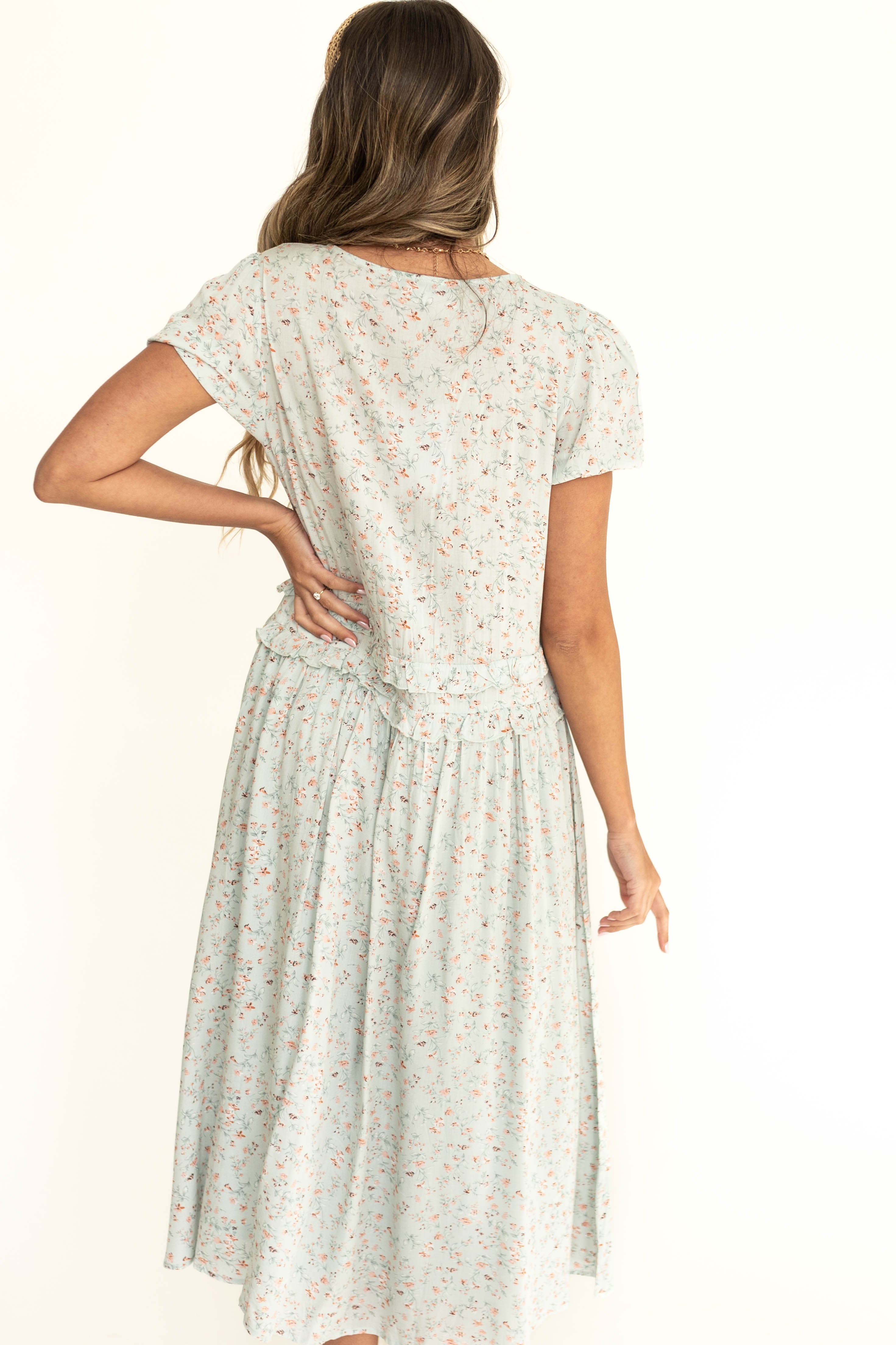 Krista Light Seafoam Dress