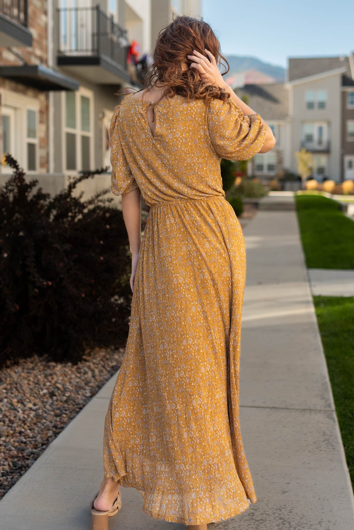 Kyra Mustard Dress