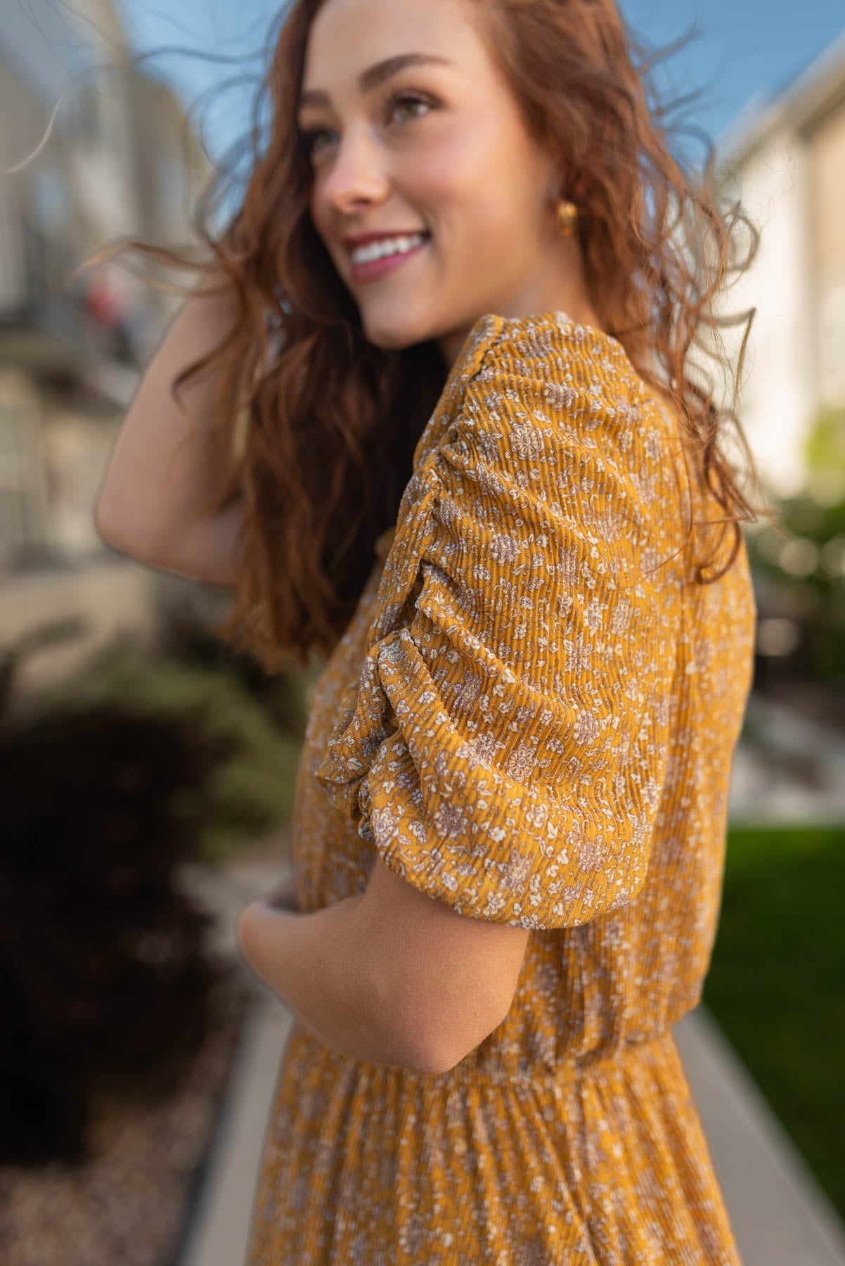 Kyra Mustard Dress