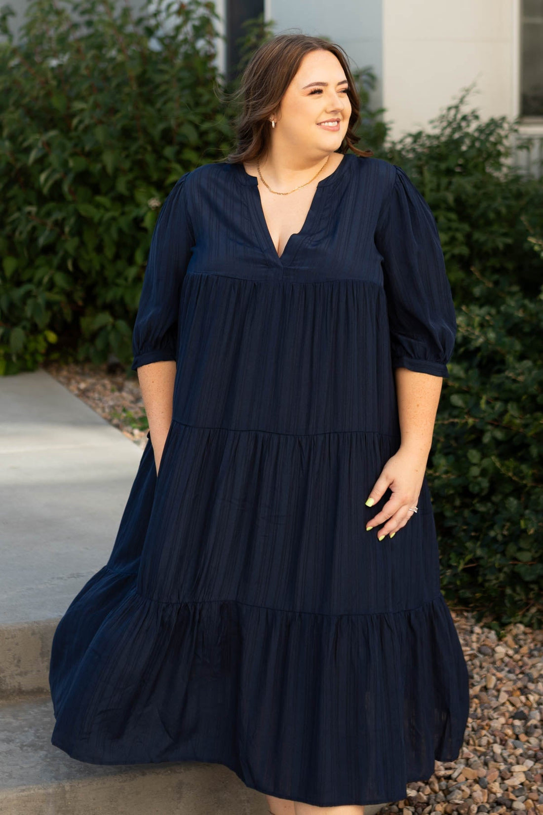 Kyrie Navy Dress