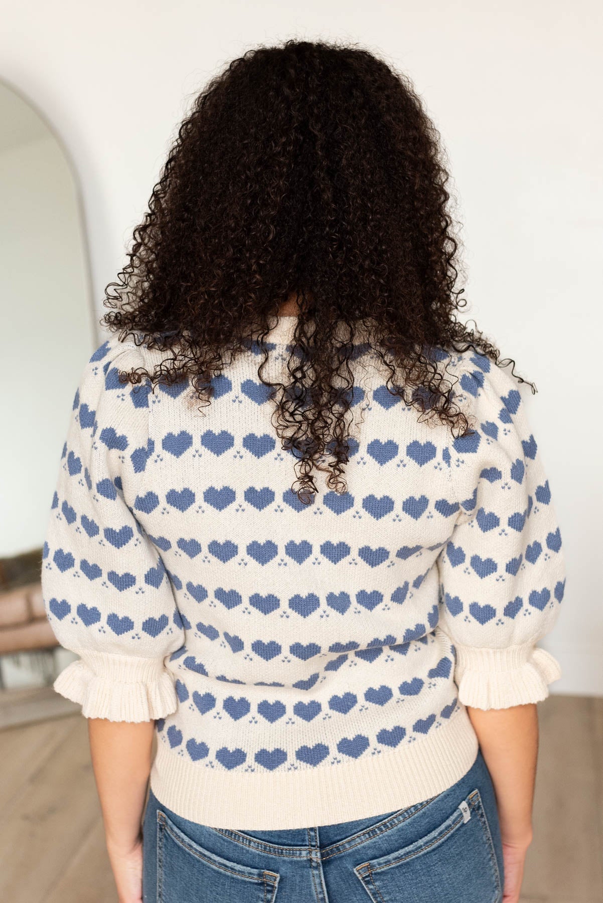 Laina Heart Stripe Sweater