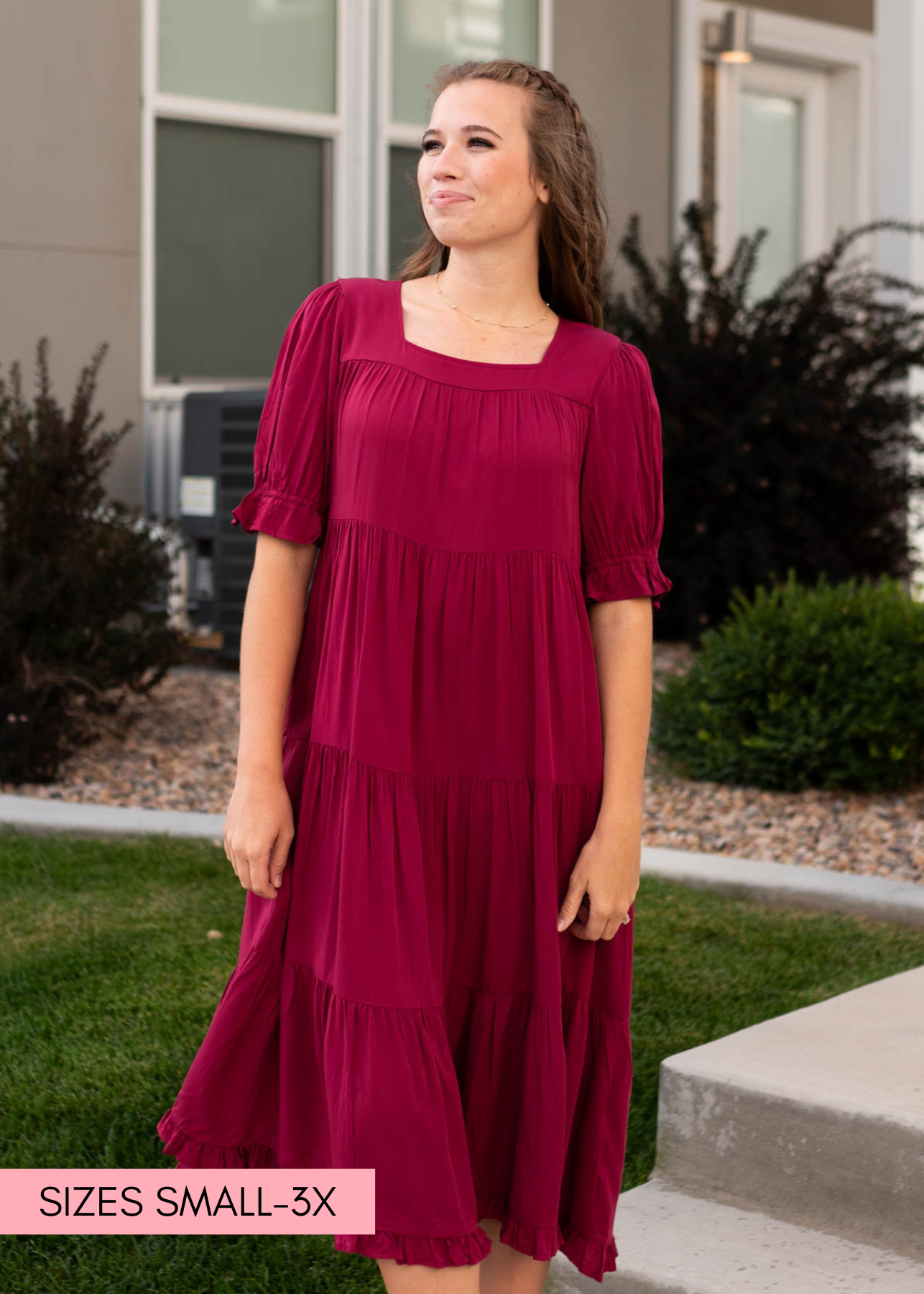 Larina Ruby Red Dress