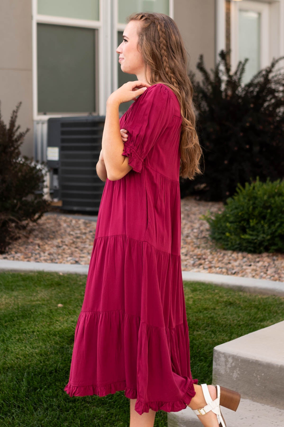 Larina Ruby Red Dress