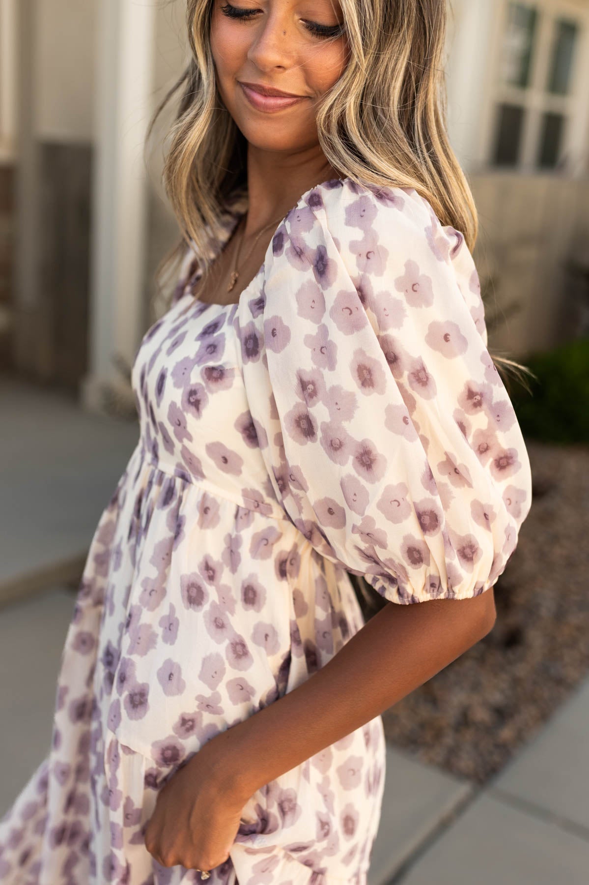 Laurette Lavender Dress