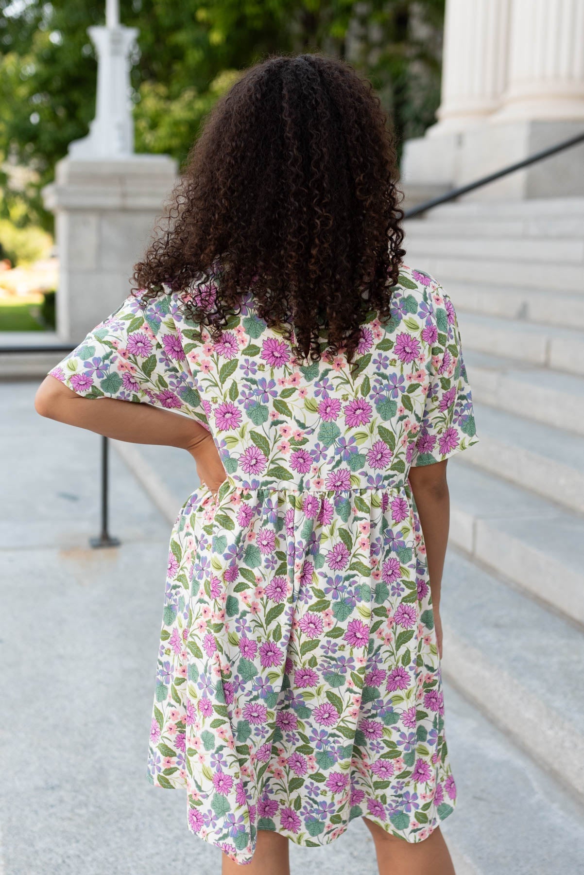 Leyton Ivory Multi Floral Dress