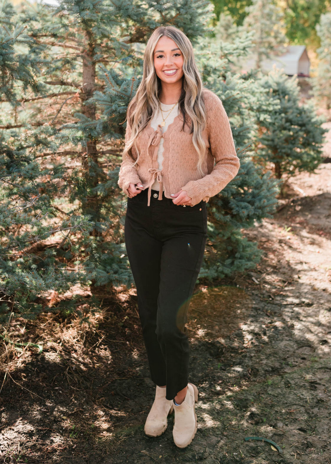Lily Taupe Cardigan