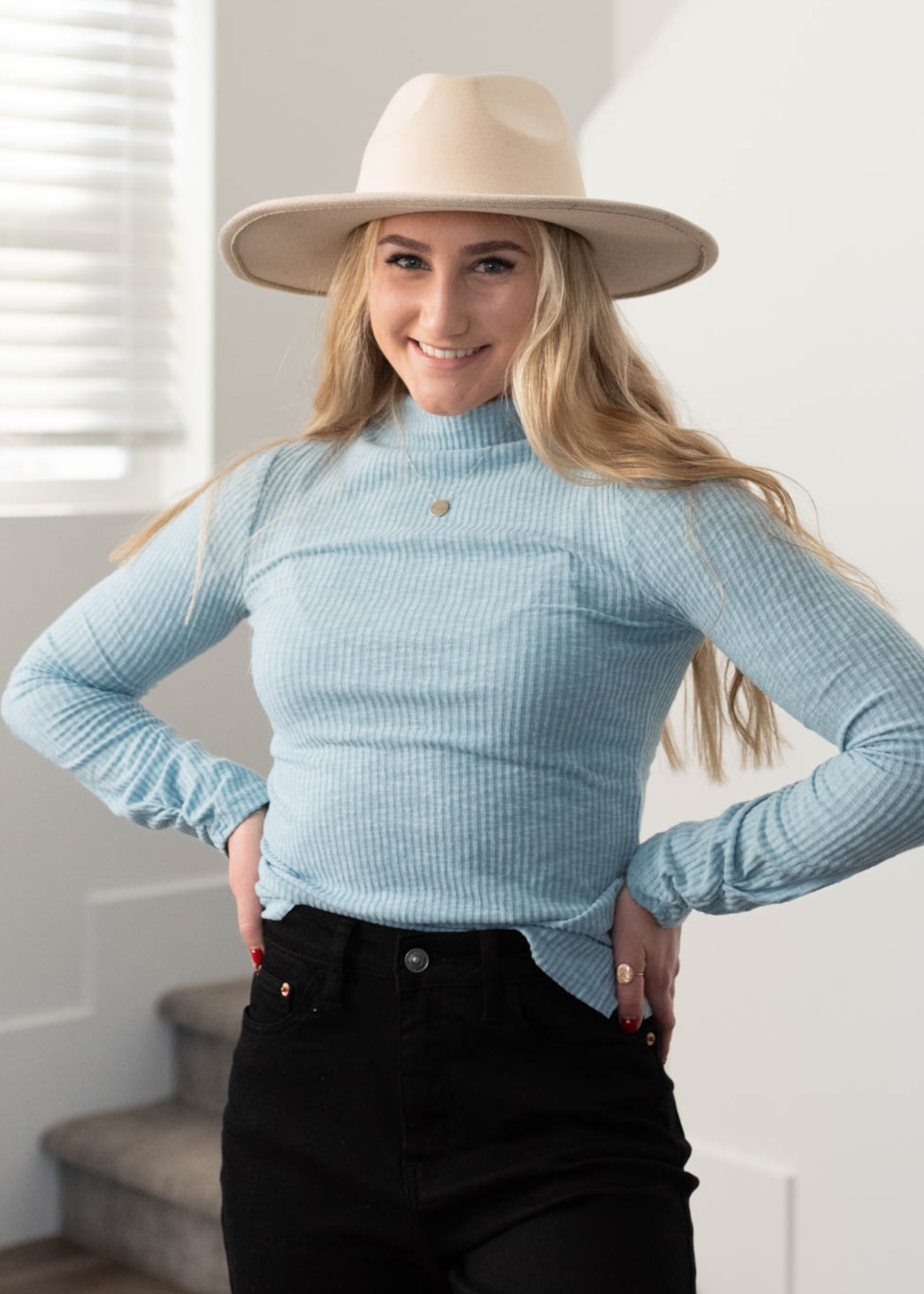Lina Sky Blue Top