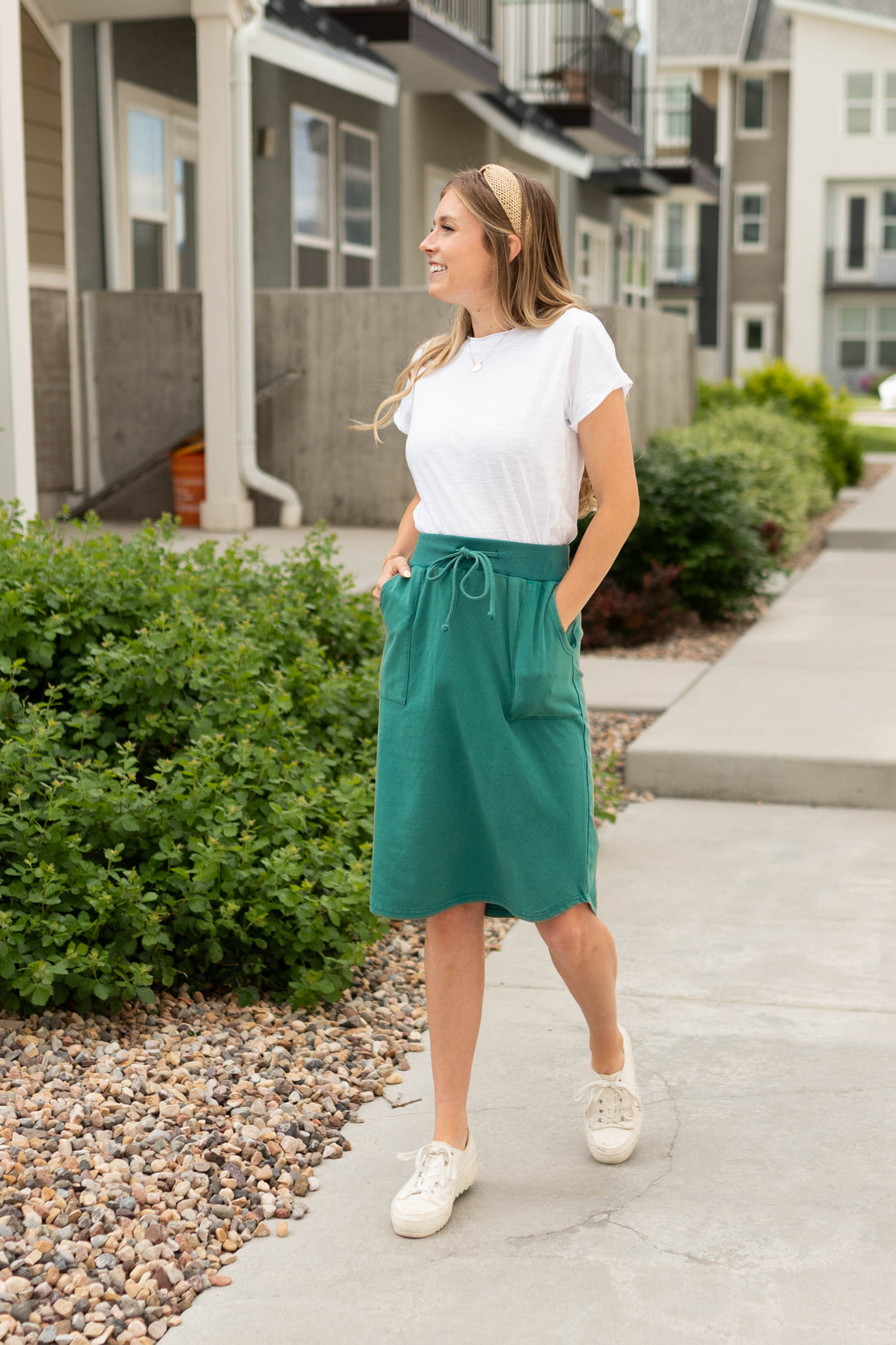 Livia Teal Skirt