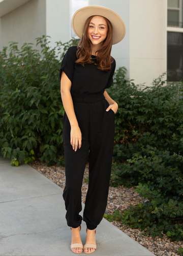 Liza Black Jumpsuit