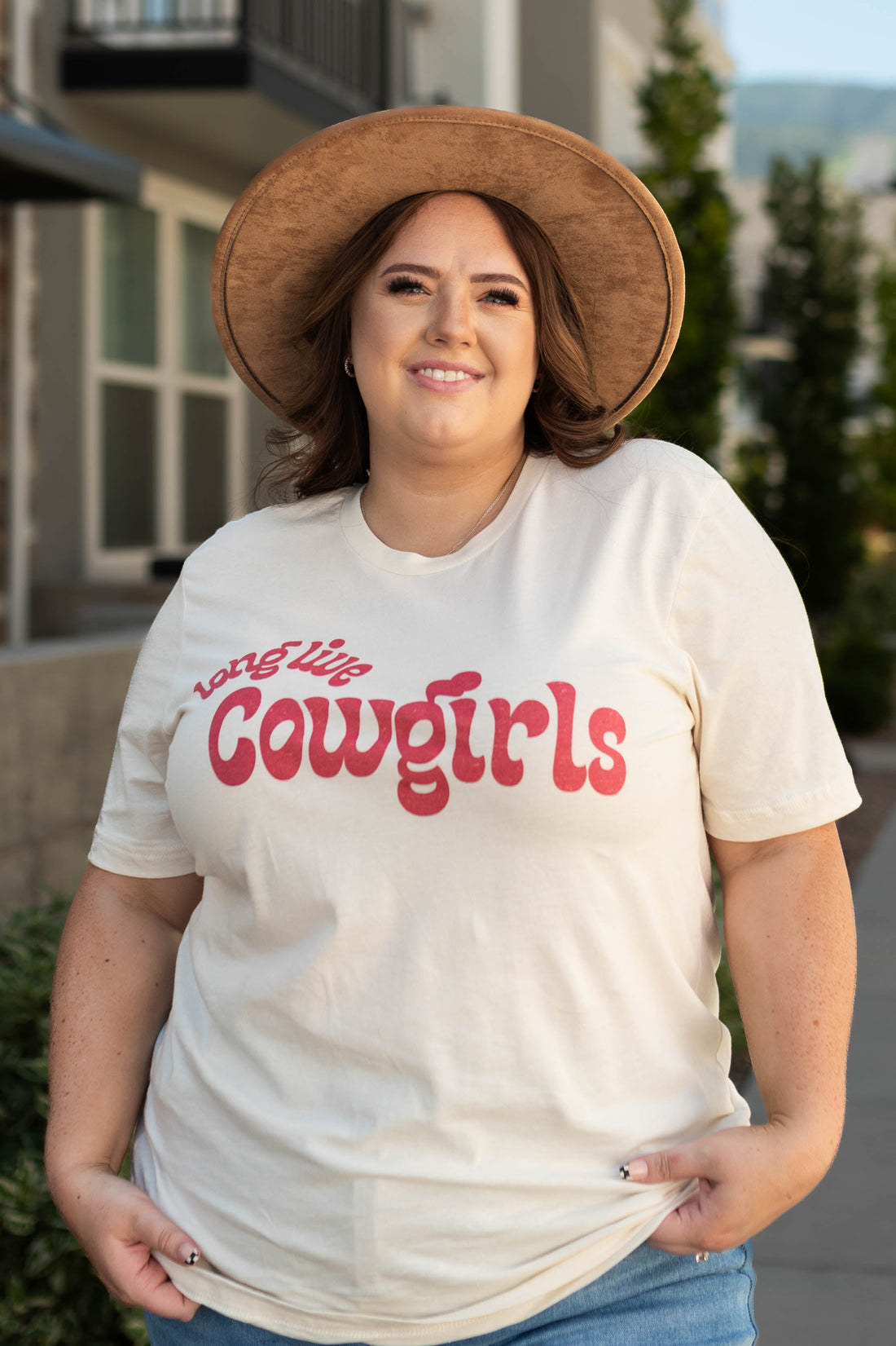 Long Live Cowgirls Ivory Tee