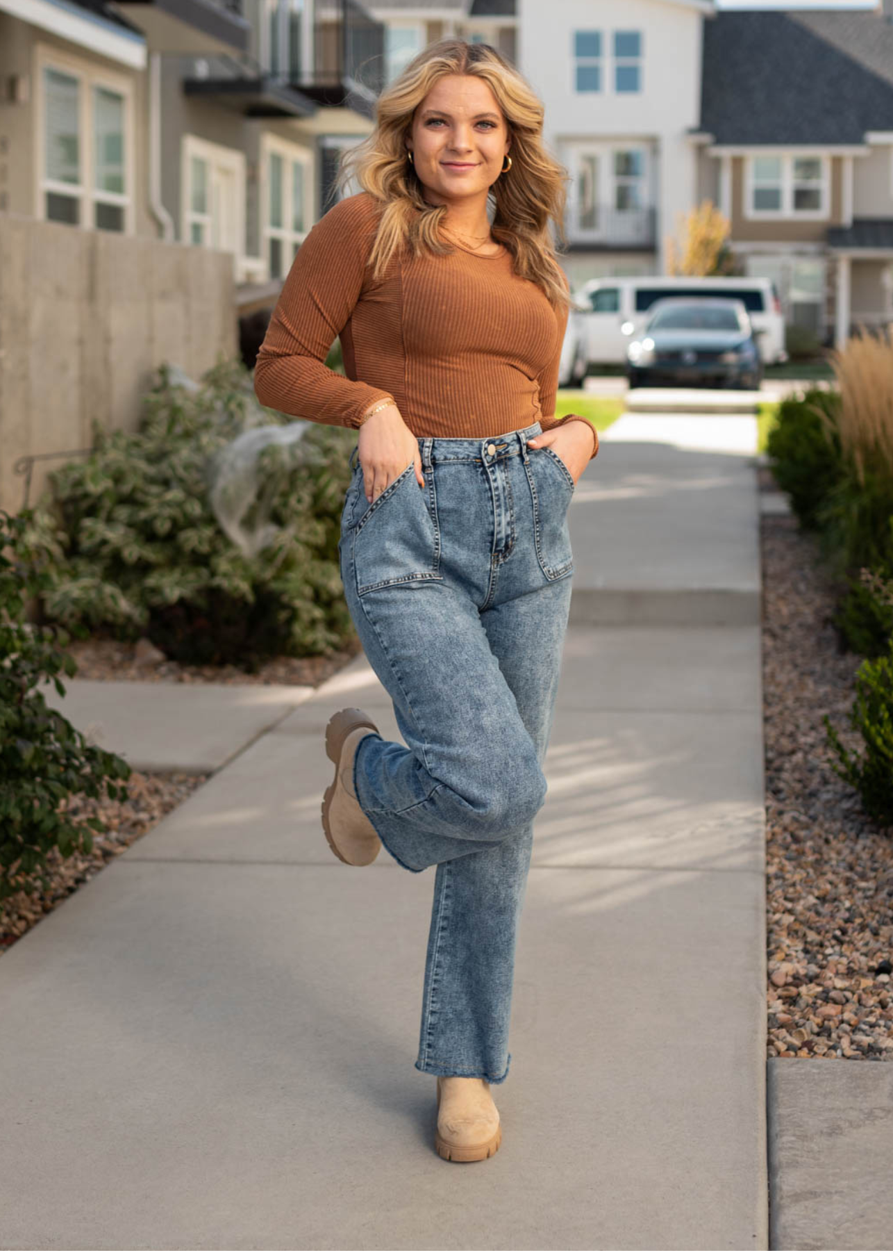 Lora Washed Wide Leg Pants