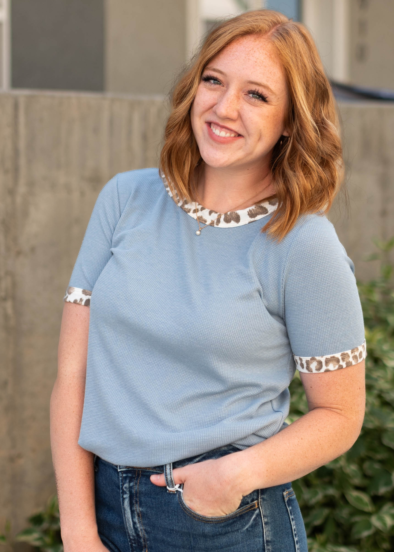 Loretta Denim Blue Top