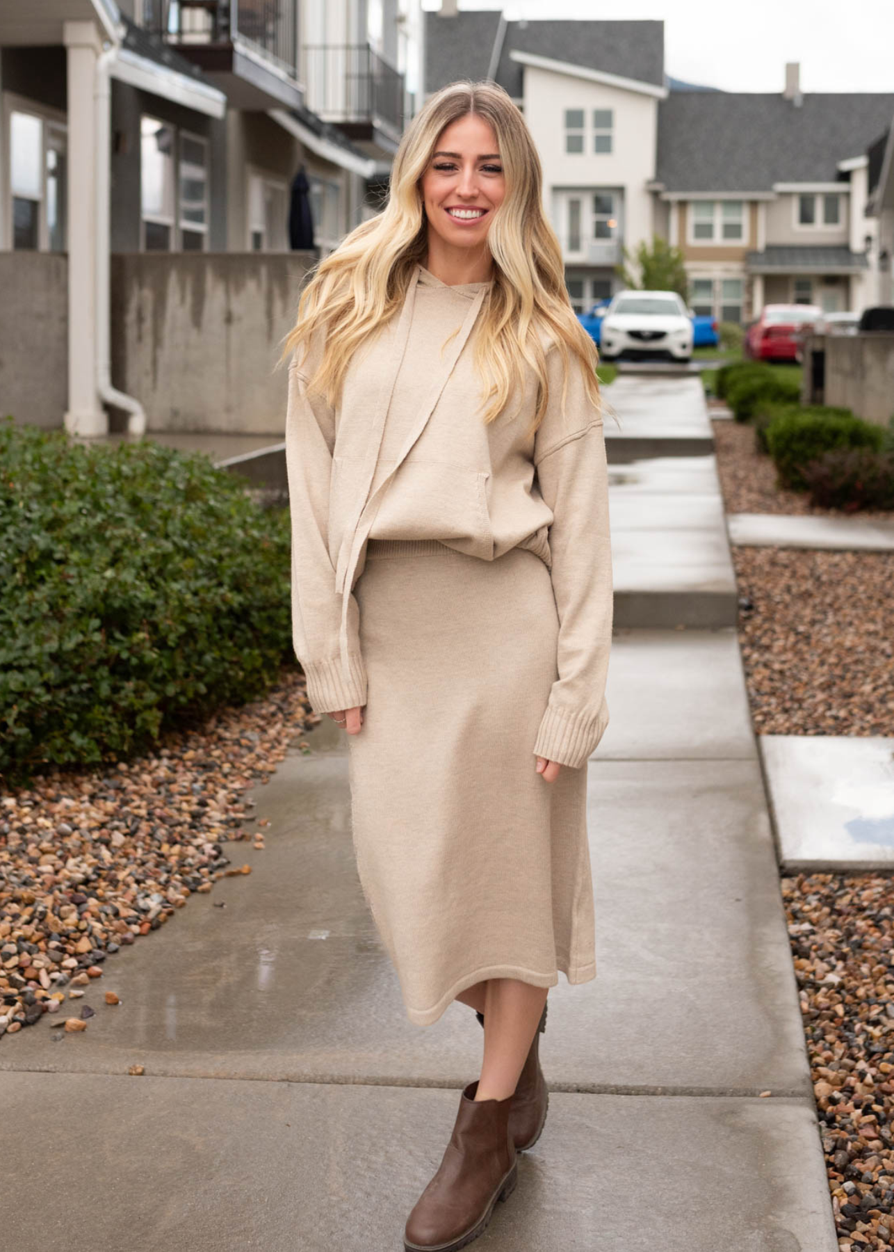 Lori Taupe Sweater